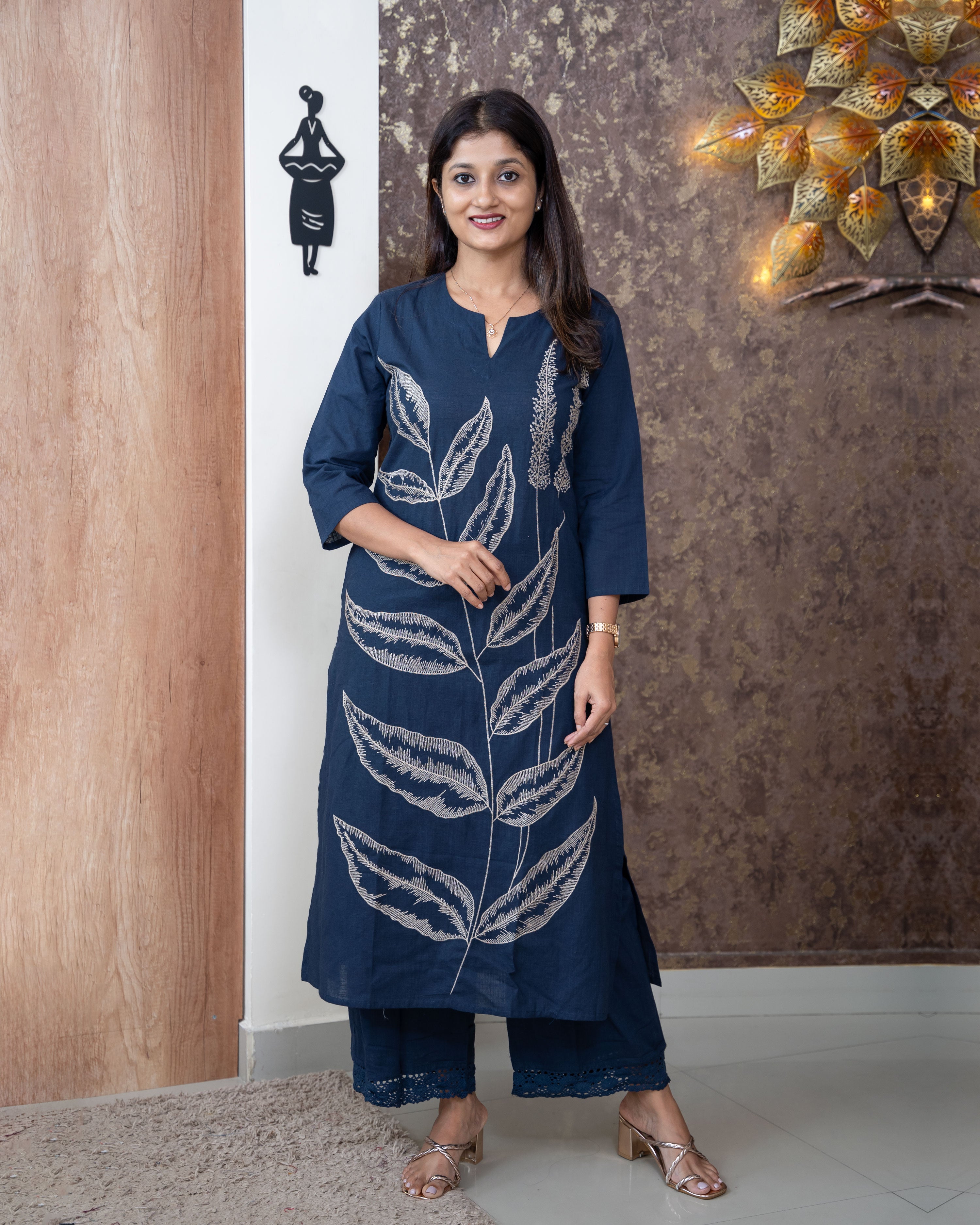 Load image into Gallery viewer, Cotton Co-Ord Set-3652

