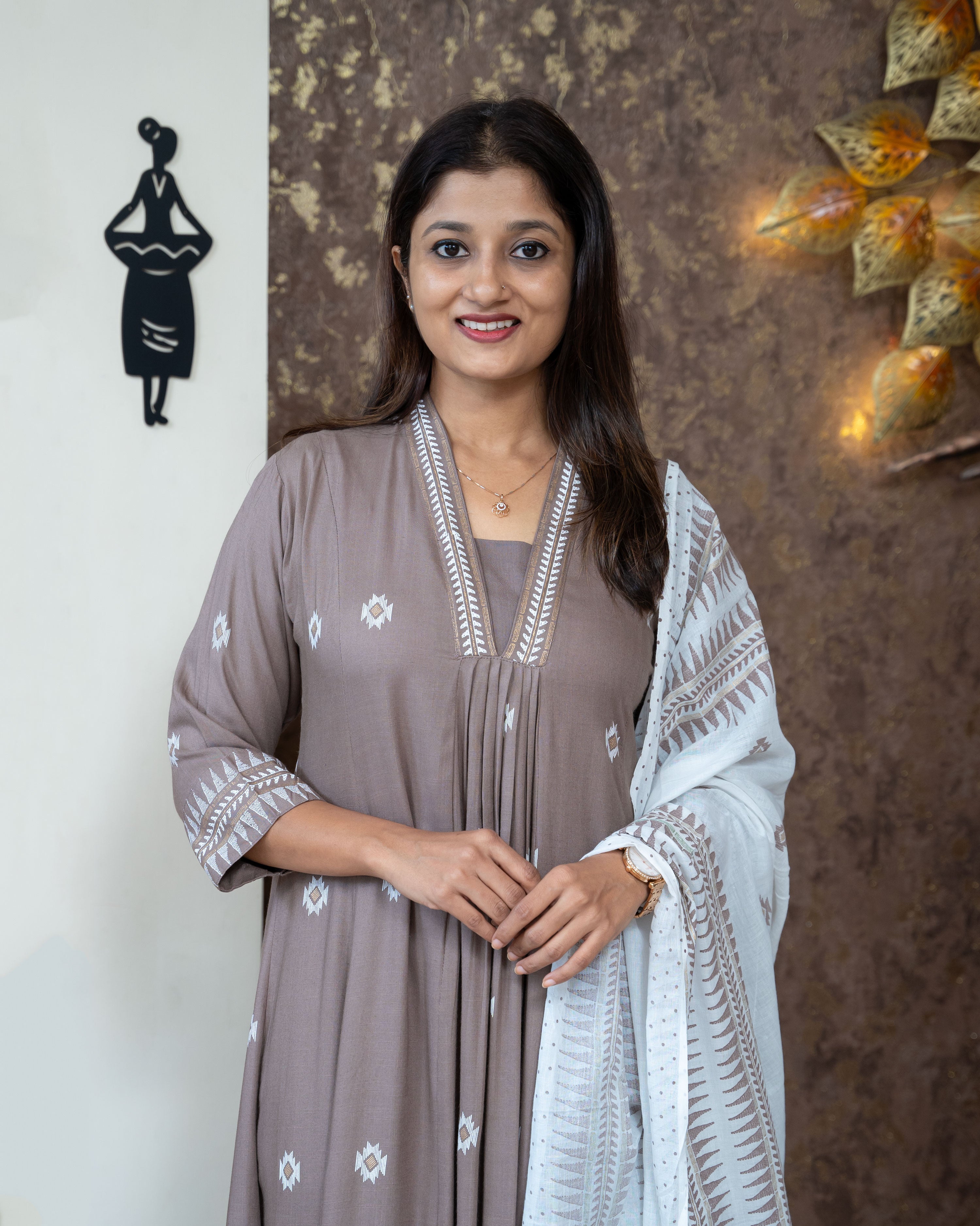 Load image into Gallery viewer, Rayon Kurti Set-3626
