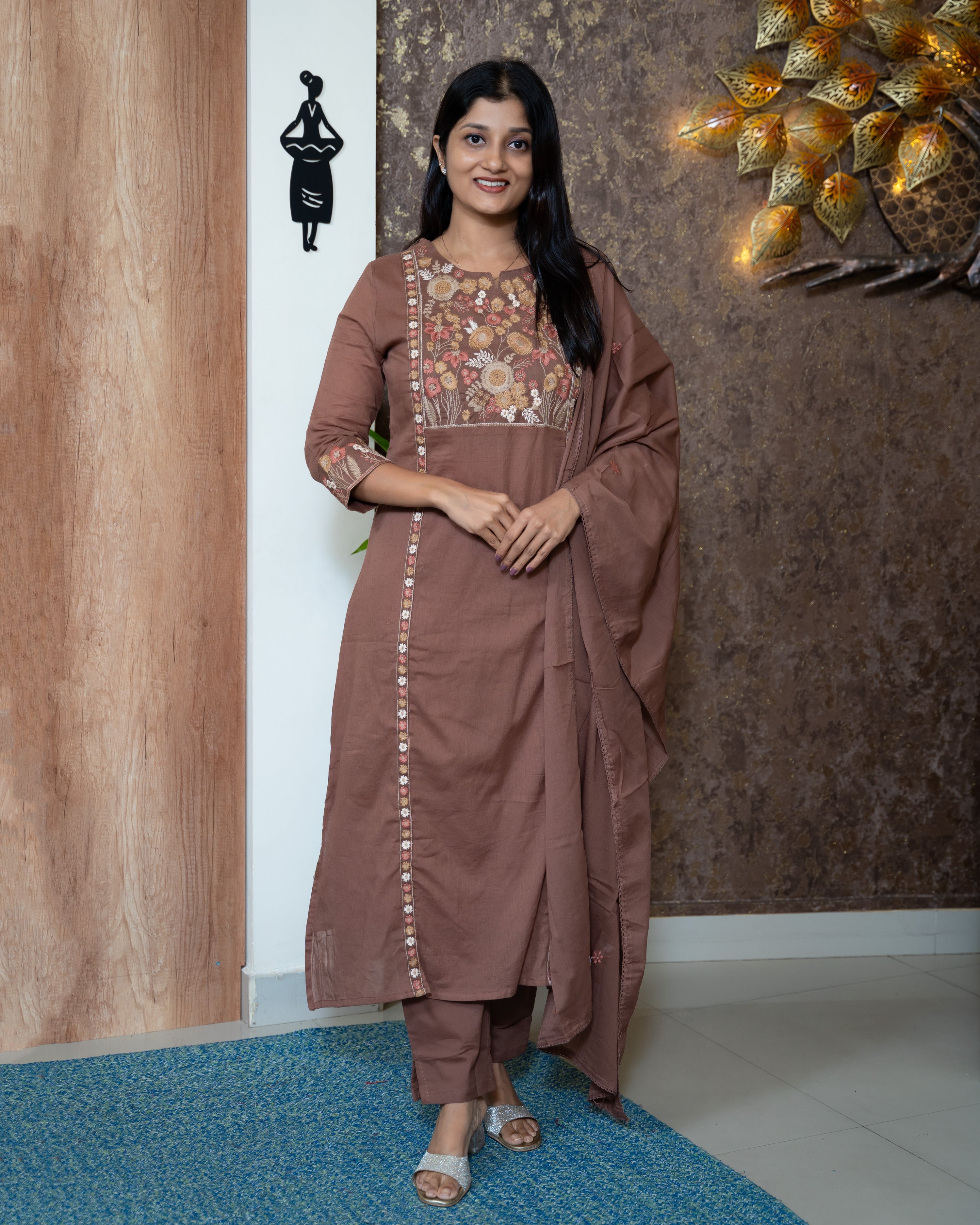 Load image into Gallery viewer, Mul Cotton Suit-7871
