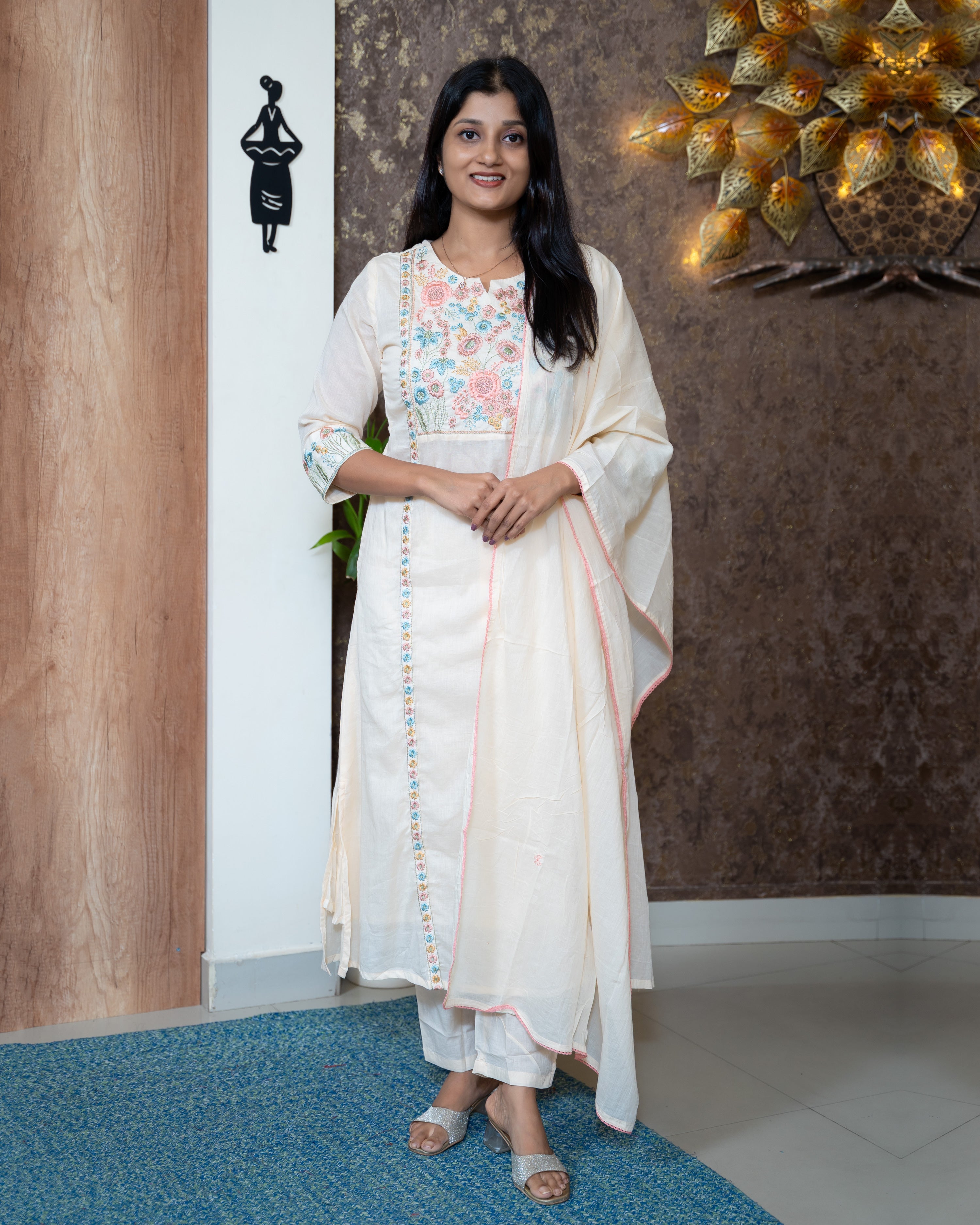 Load image into Gallery viewer, Mul Cotton Suit-7871
