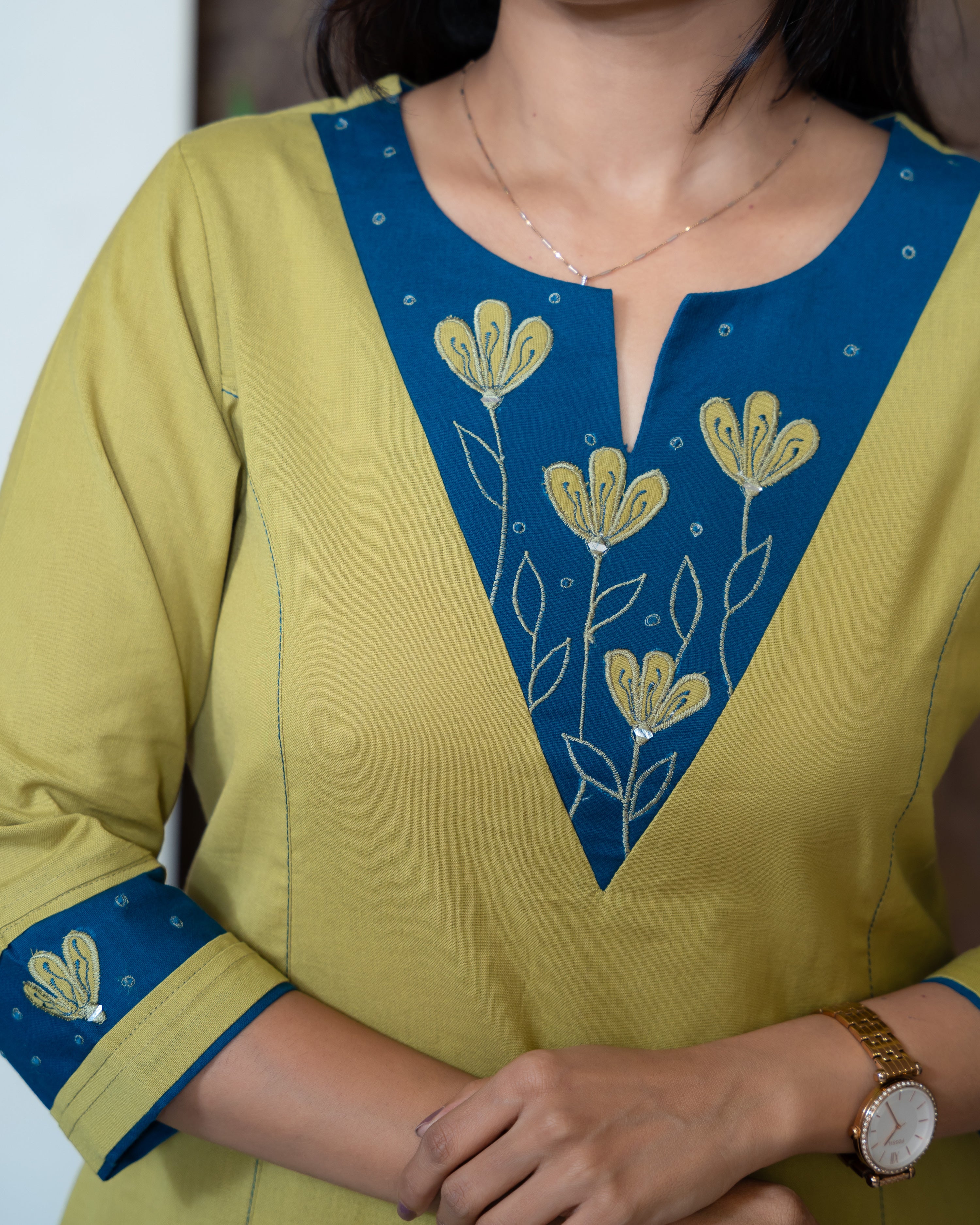Load image into Gallery viewer, Cotton Kurti-7854
