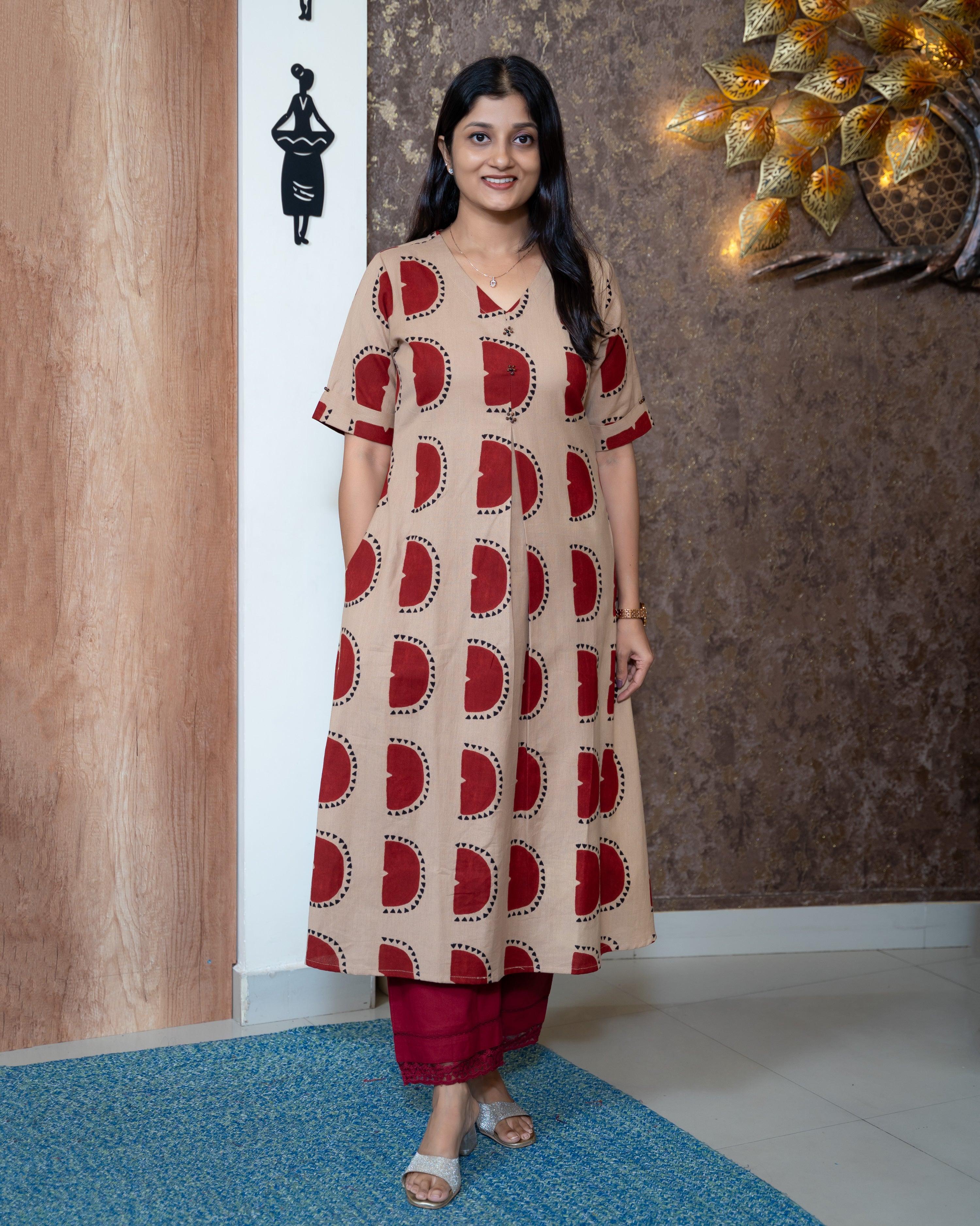 Load image into Gallery viewer, Cotton Kurti-7866

