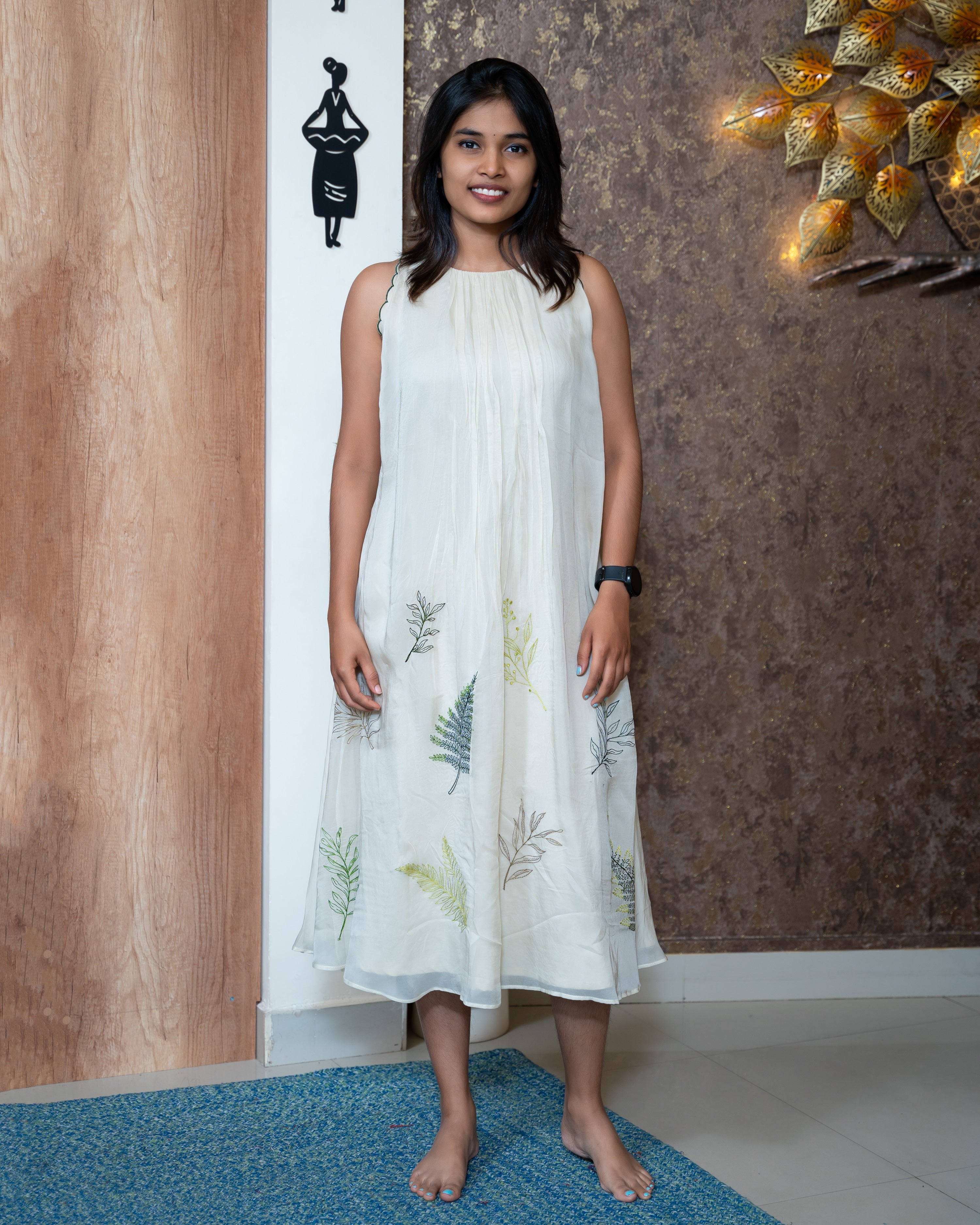 Load image into Gallery viewer, Viscose Organza Designer Kurti(Pre-Order)-967
