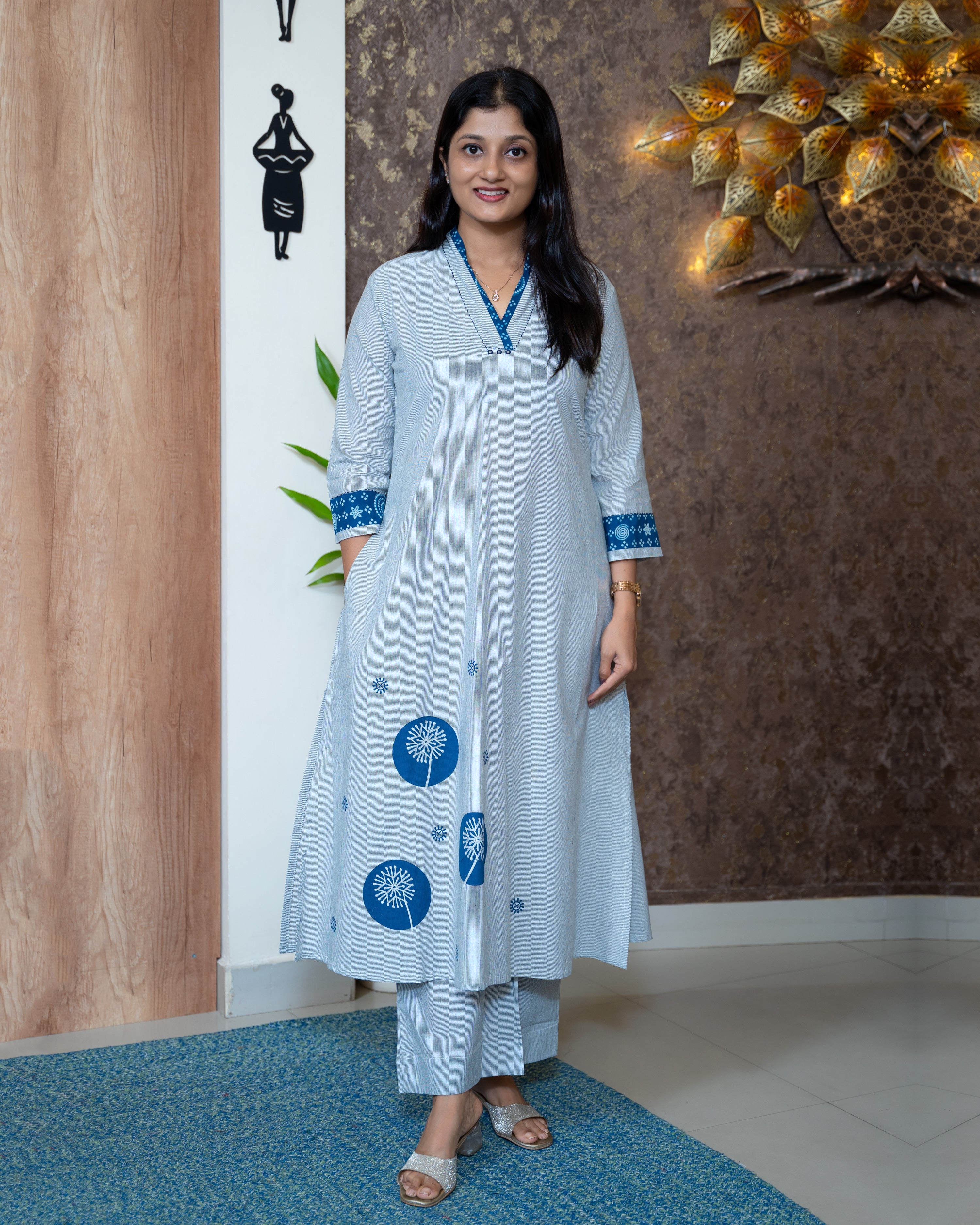 Load image into Gallery viewer, Cotton Co-Ord Set-7861
