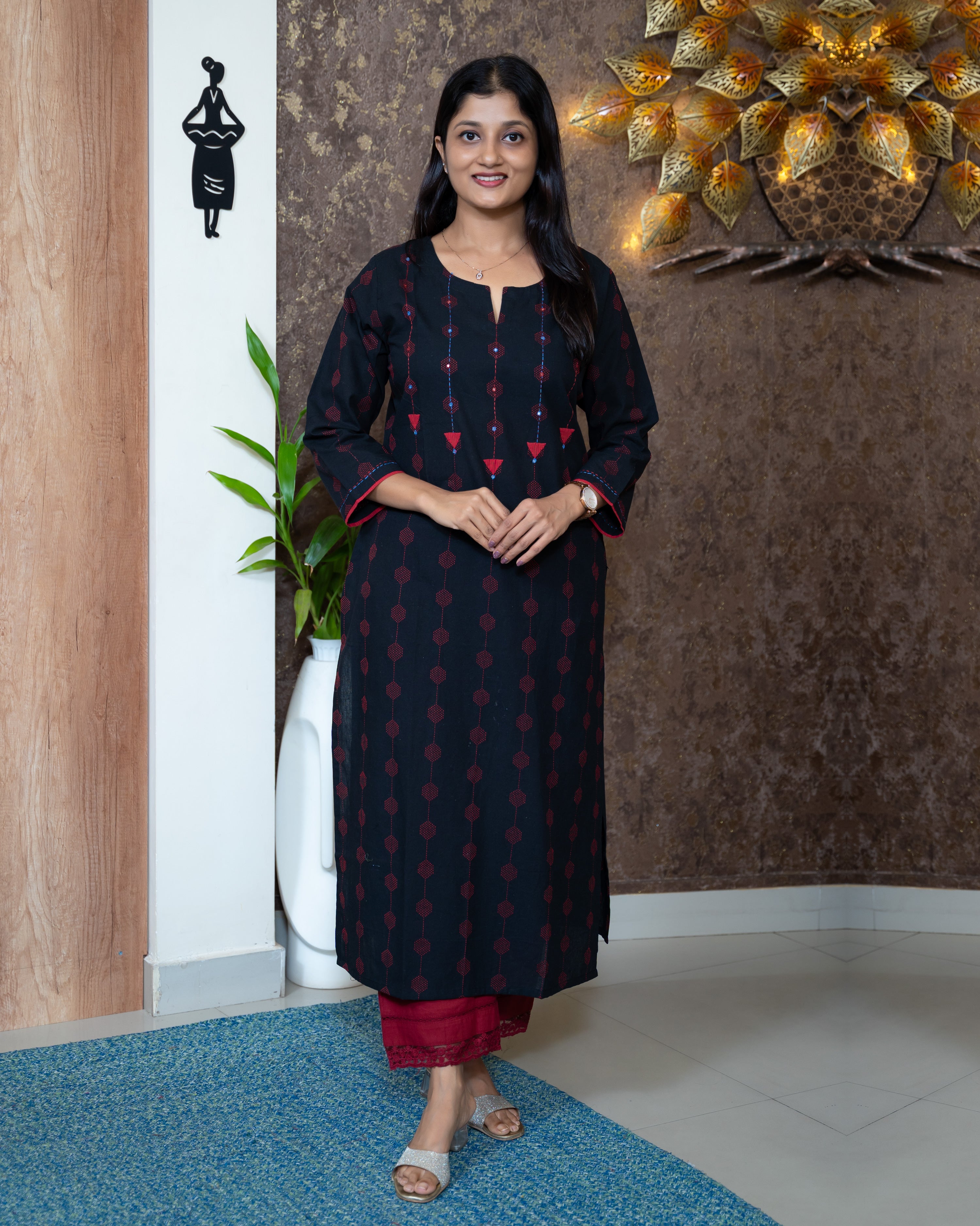 Load image into Gallery viewer, Cotton Kurti-7859
