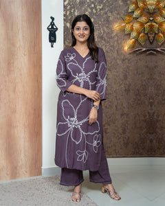 Rayon Co-Ord Set-3725
