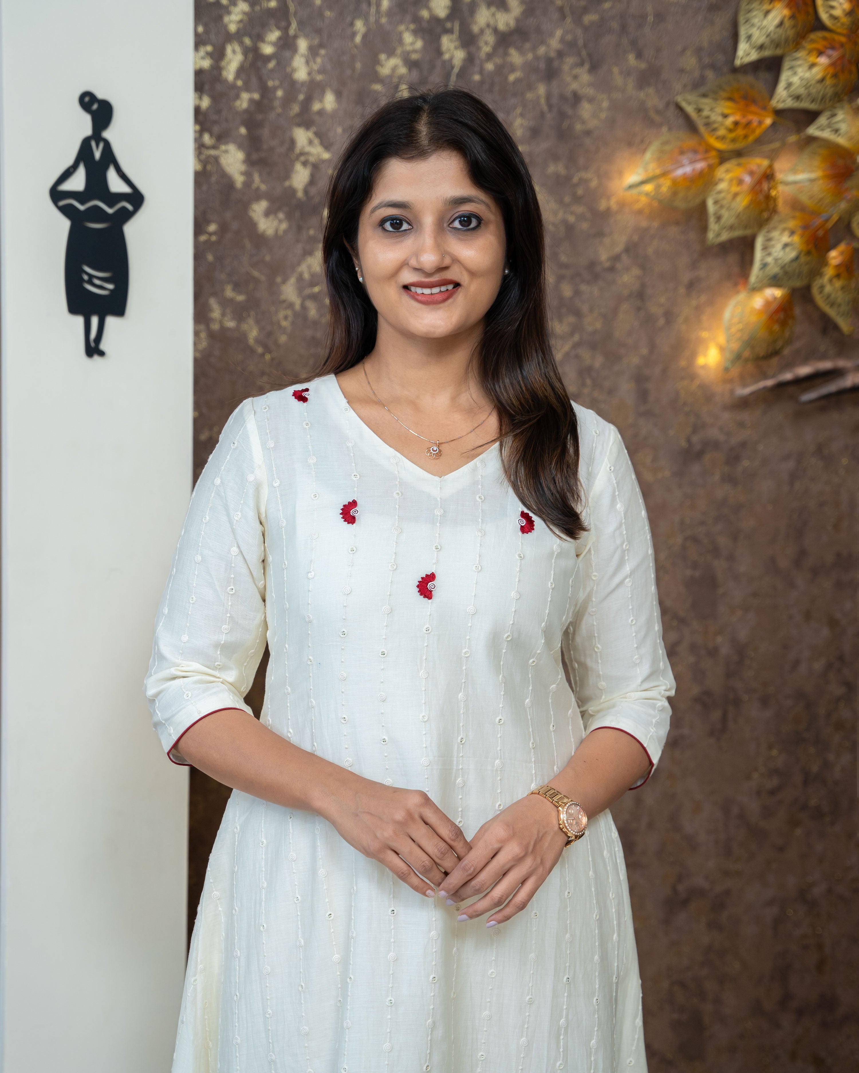 Load image into Gallery viewer, Mul Chanderi Designer Kurti(Pre-Order)-3732
