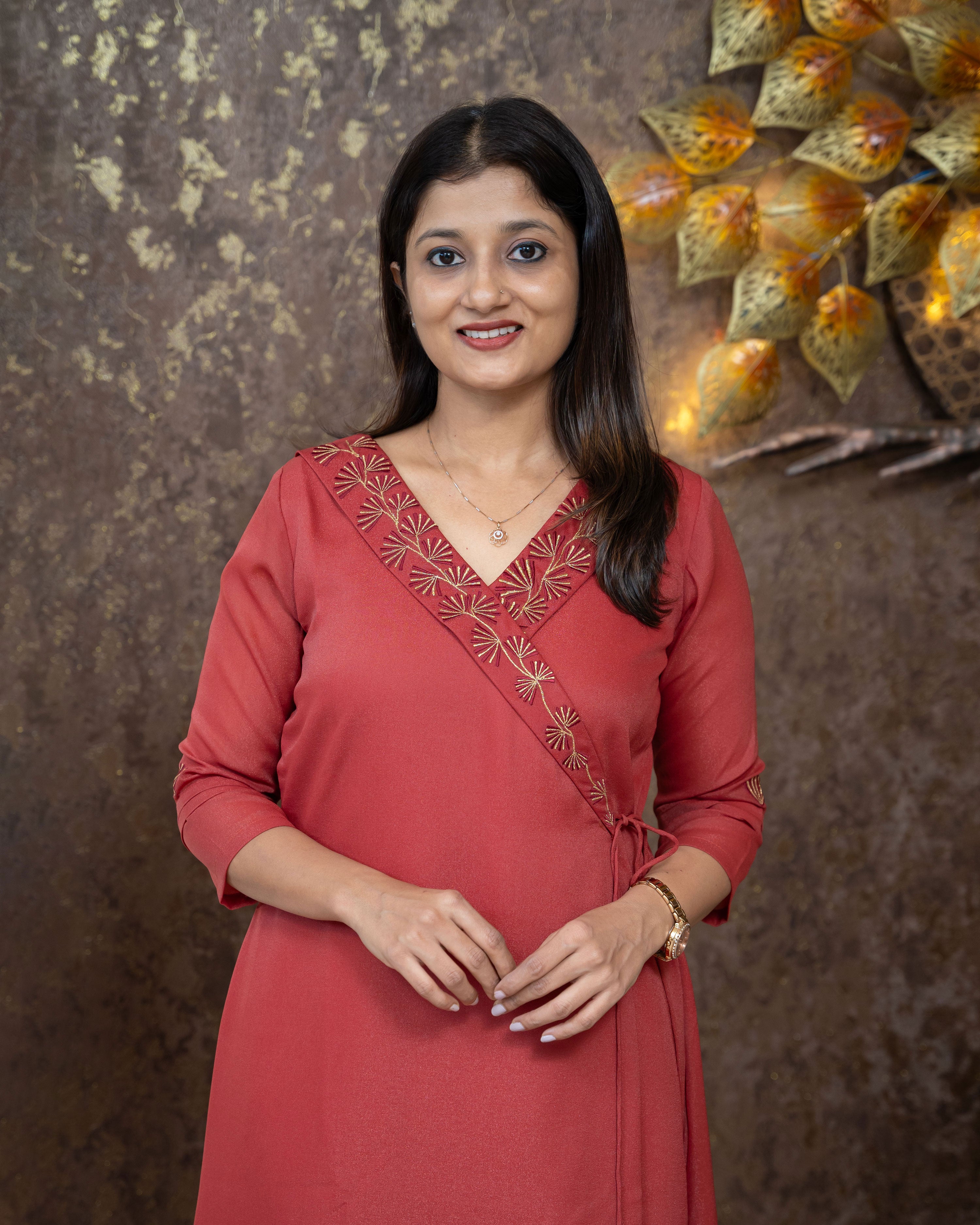 Load image into Gallery viewer, Shimmer Georgette Designer Kurti(Pre-Order)-3734
