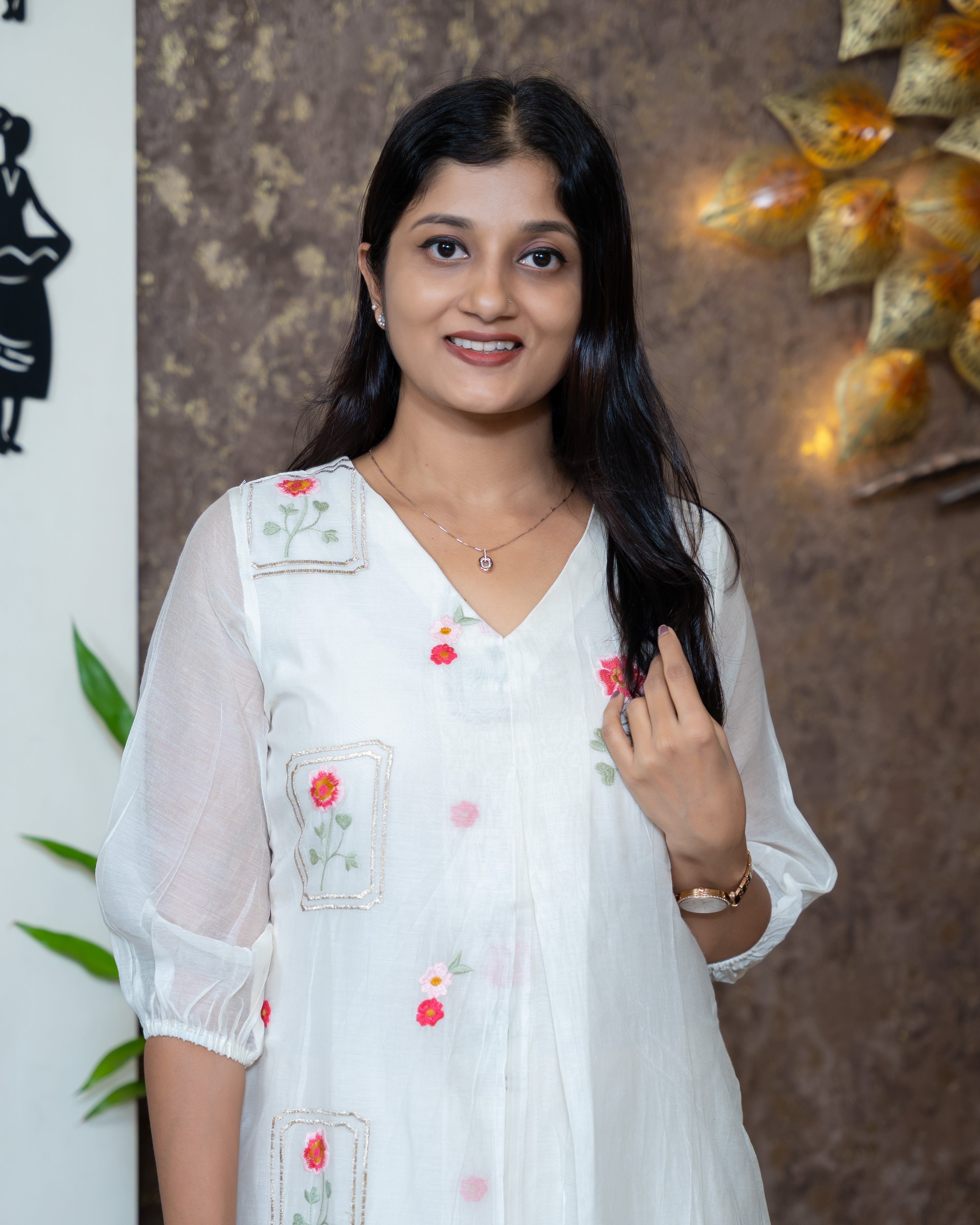 Load image into Gallery viewer, Mul Chanderi Designer Wear(Pre-Order)-1108
