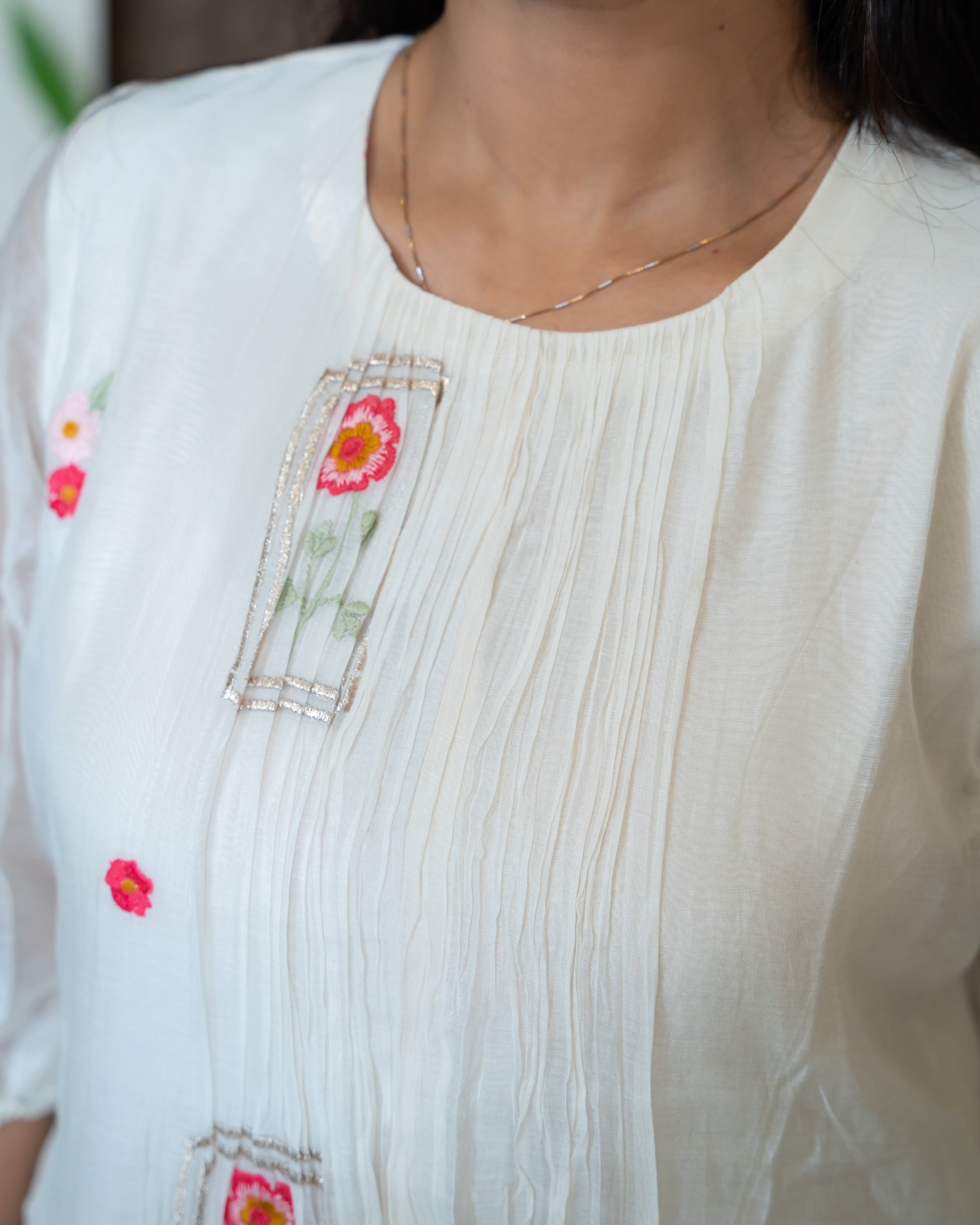 Load image into Gallery viewer, Mul Chanderi Designer Wear(Pre-Order)-1107
