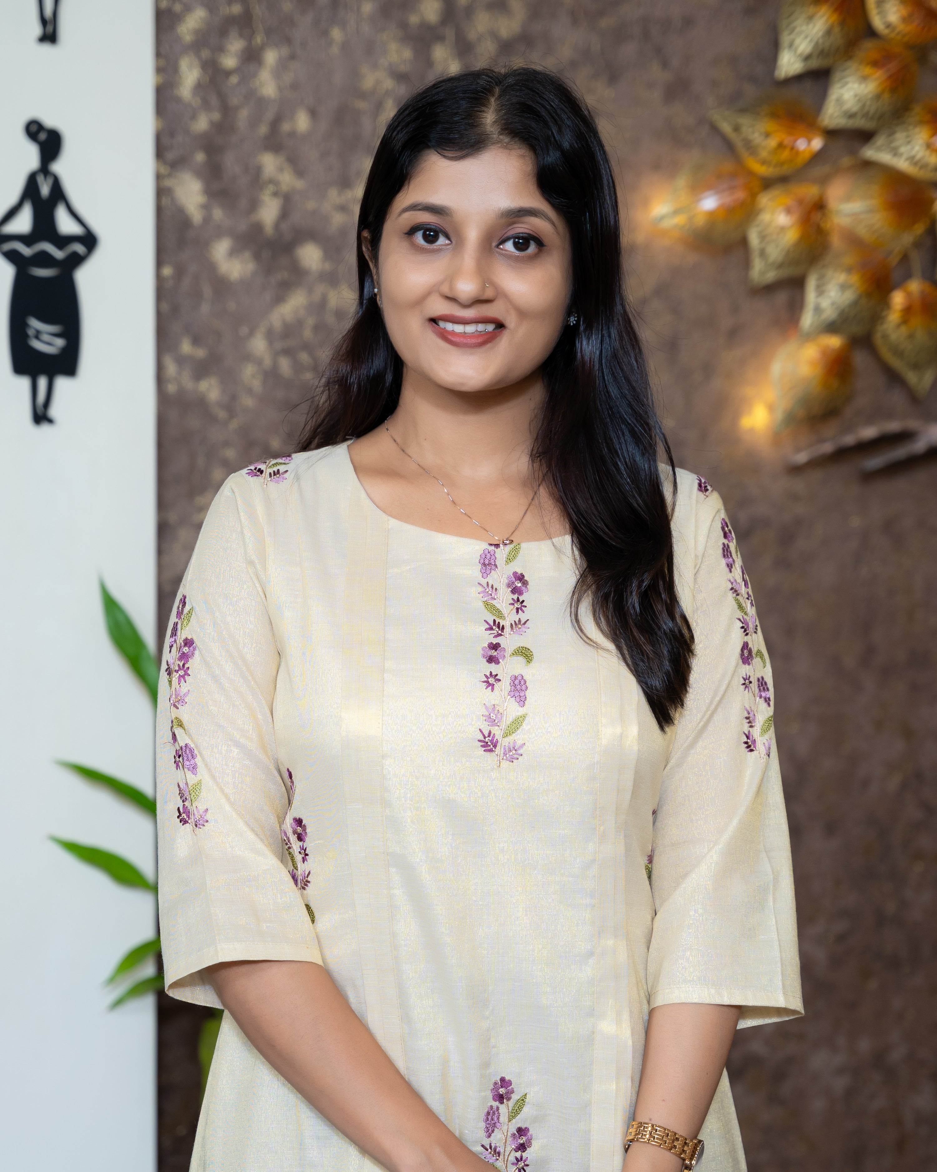 Load image into Gallery viewer, Cotton Tissue Kurti-7916
