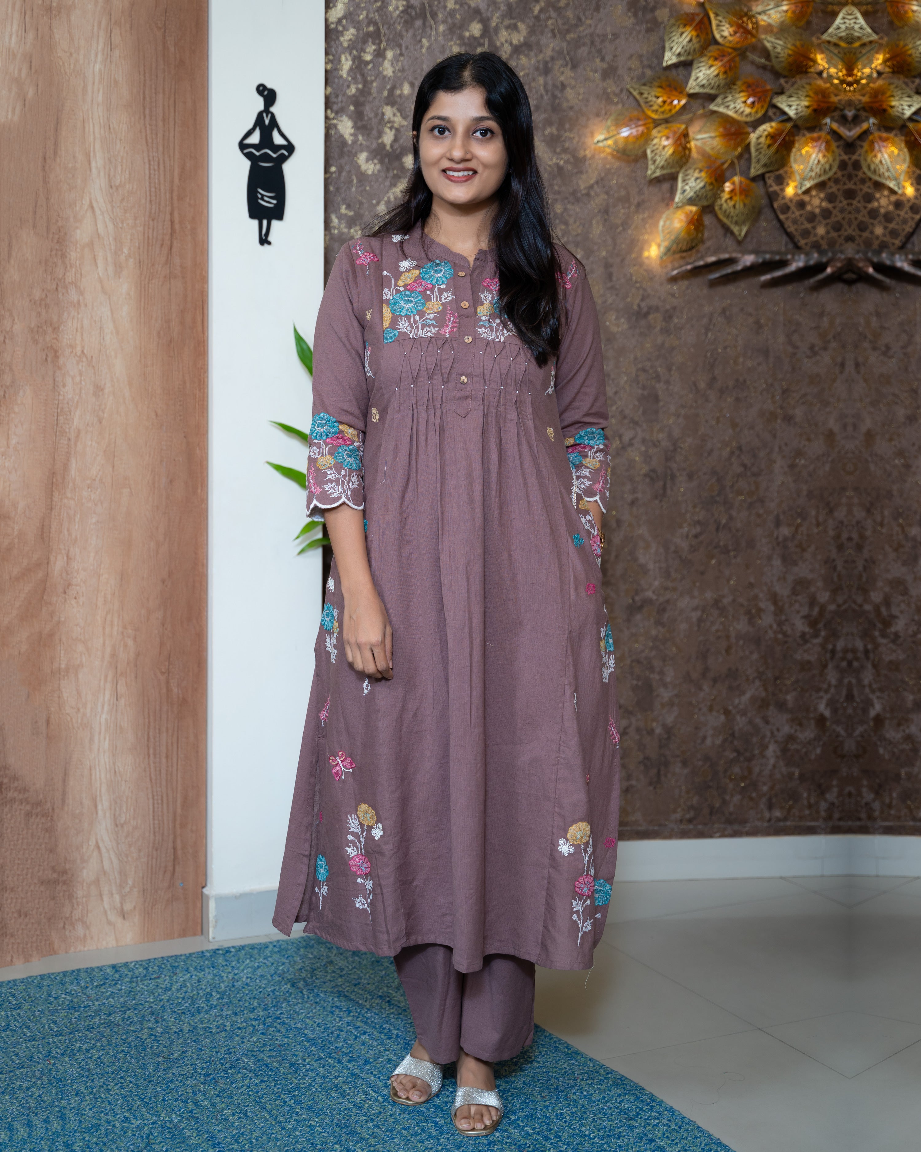 Load image into Gallery viewer, Cotton Co-Ord Set-7919
