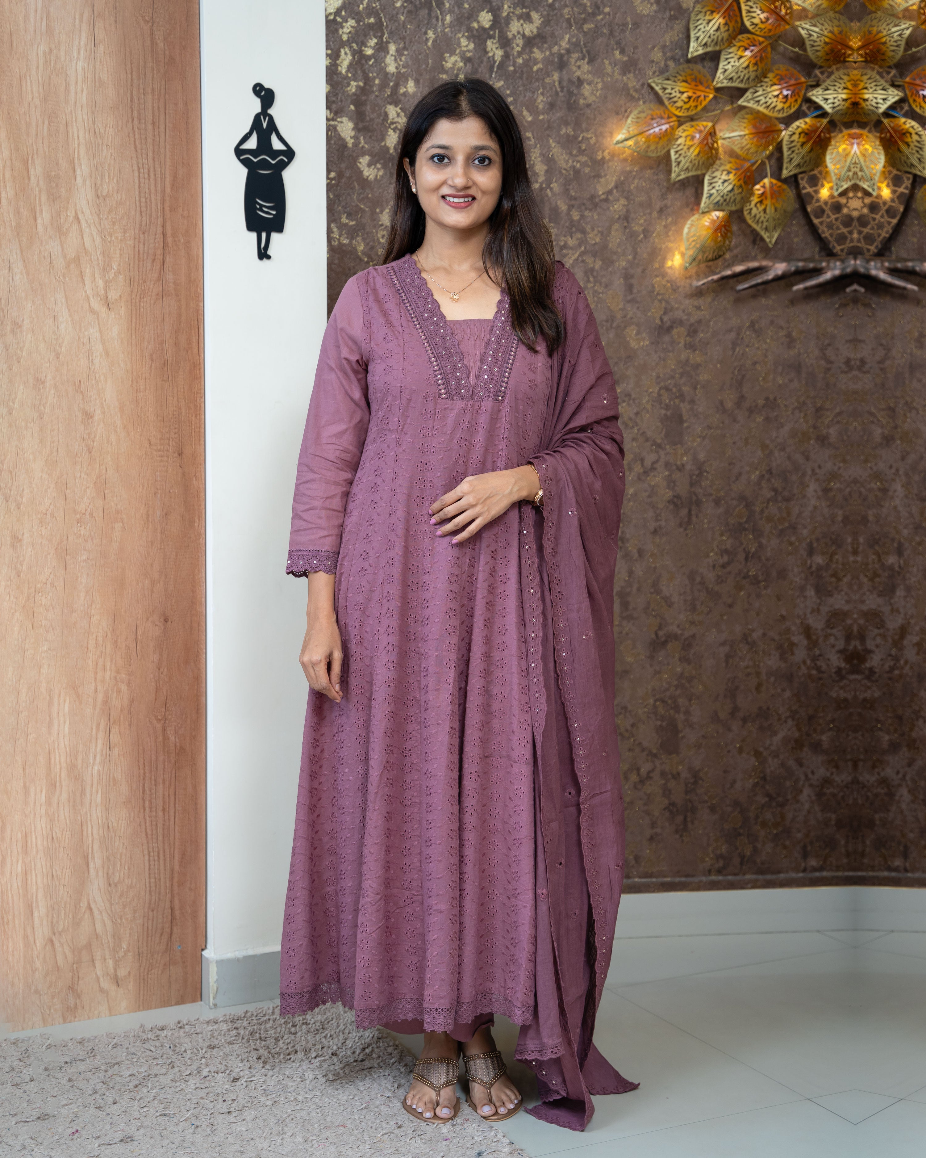 Load image into Gallery viewer, Cotton Kurti Set-3764
