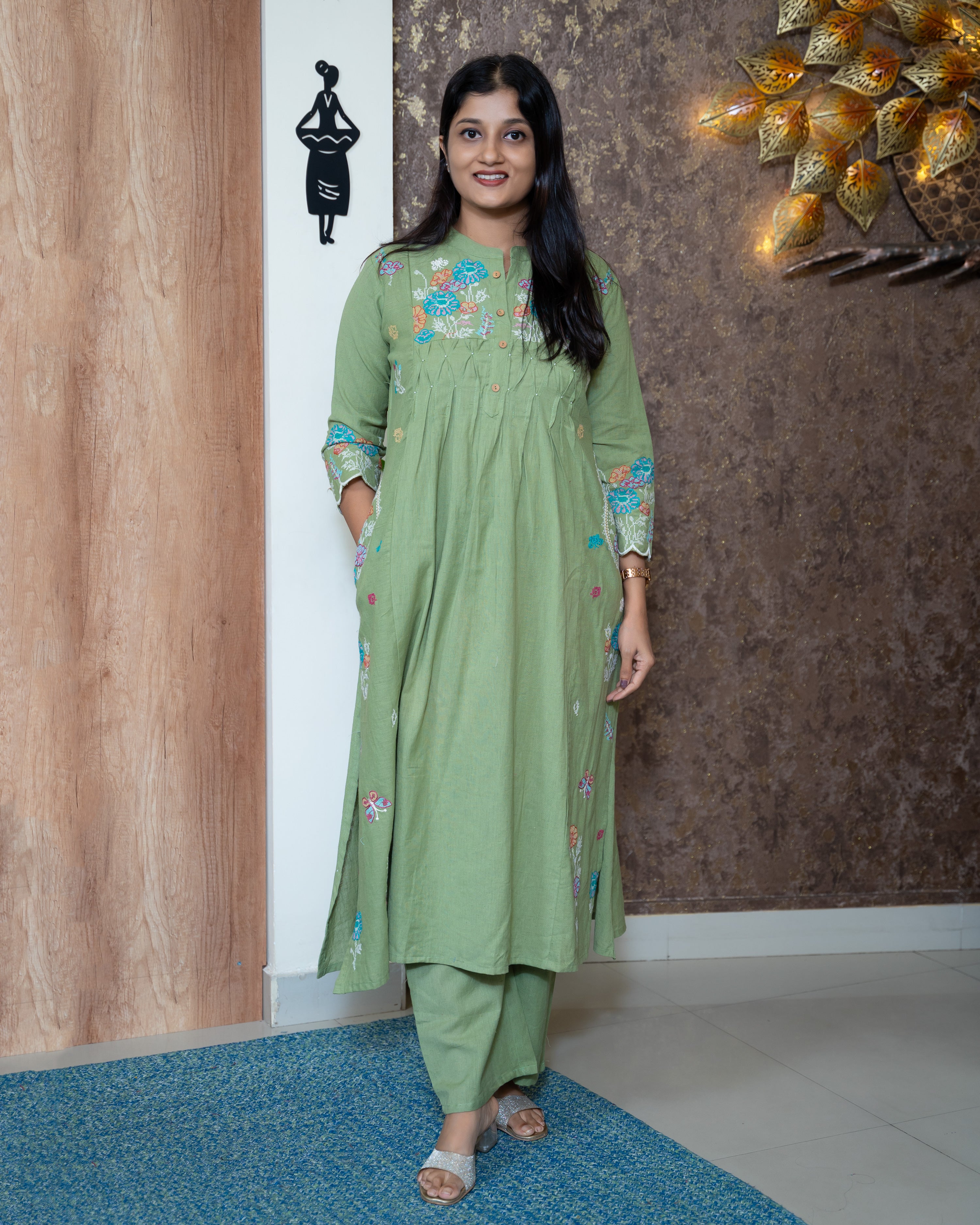 Load image into Gallery viewer, Cotton Co-Ord Set-7919
