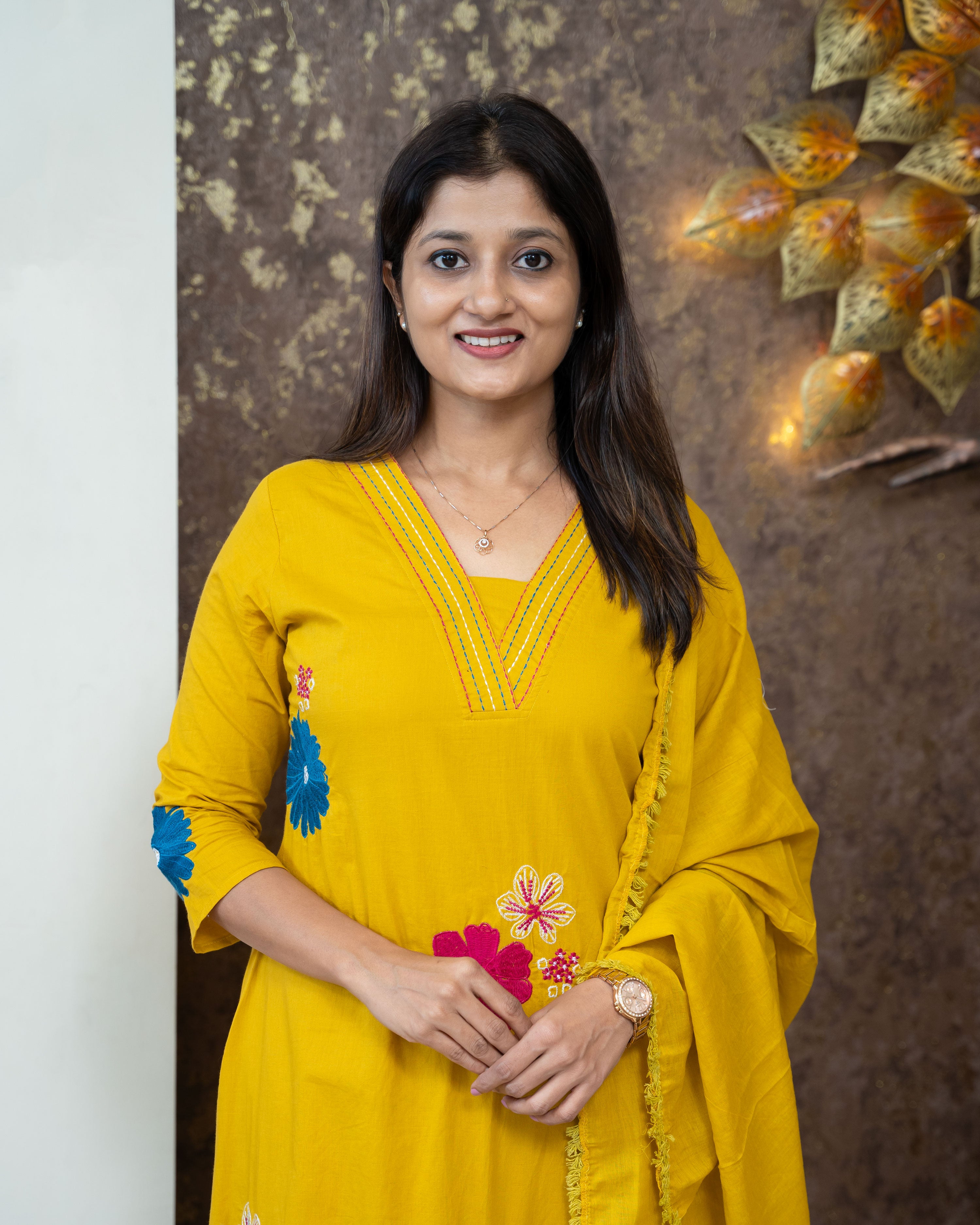 Load image into Gallery viewer, Cotton Kurti Set-3728
