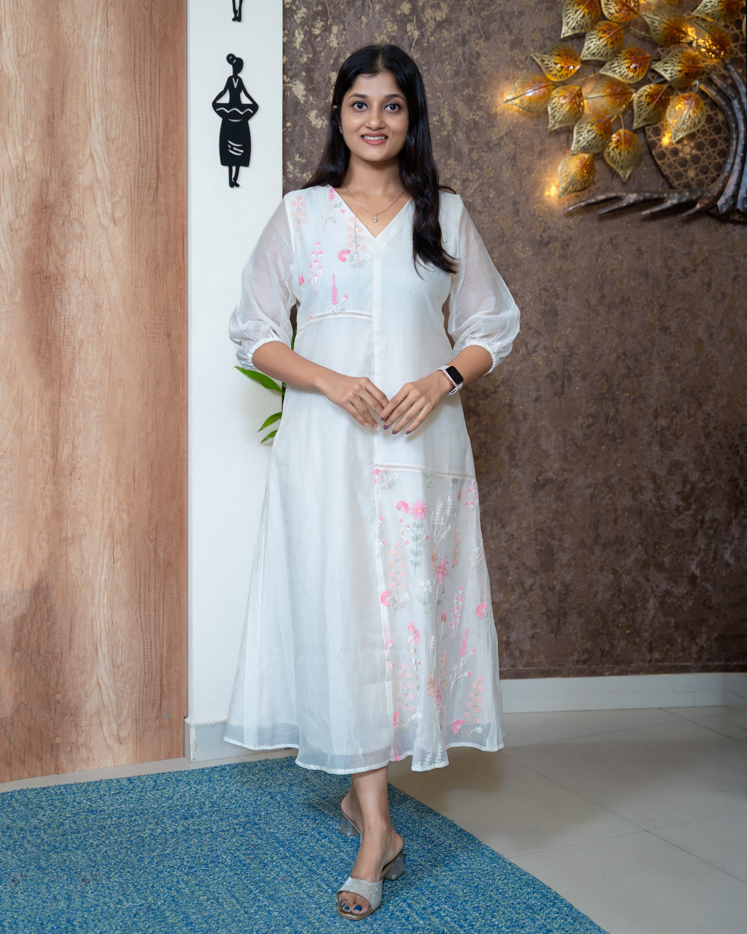 Load image into Gallery viewer, Mul Chanderi Designer Wear(Pre-Order)-1106
