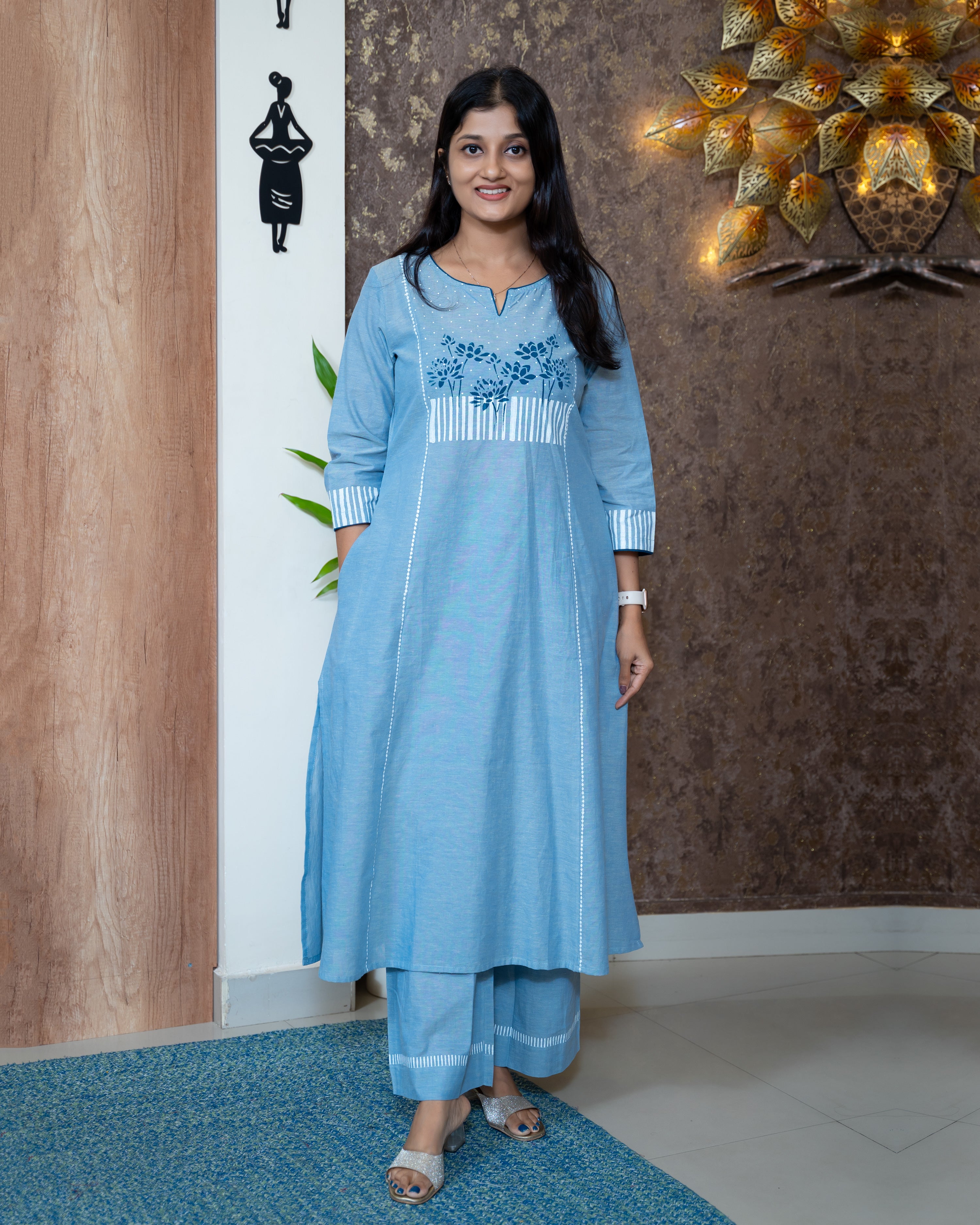 Load image into Gallery viewer, Cotton Co-Ord Set-7946
