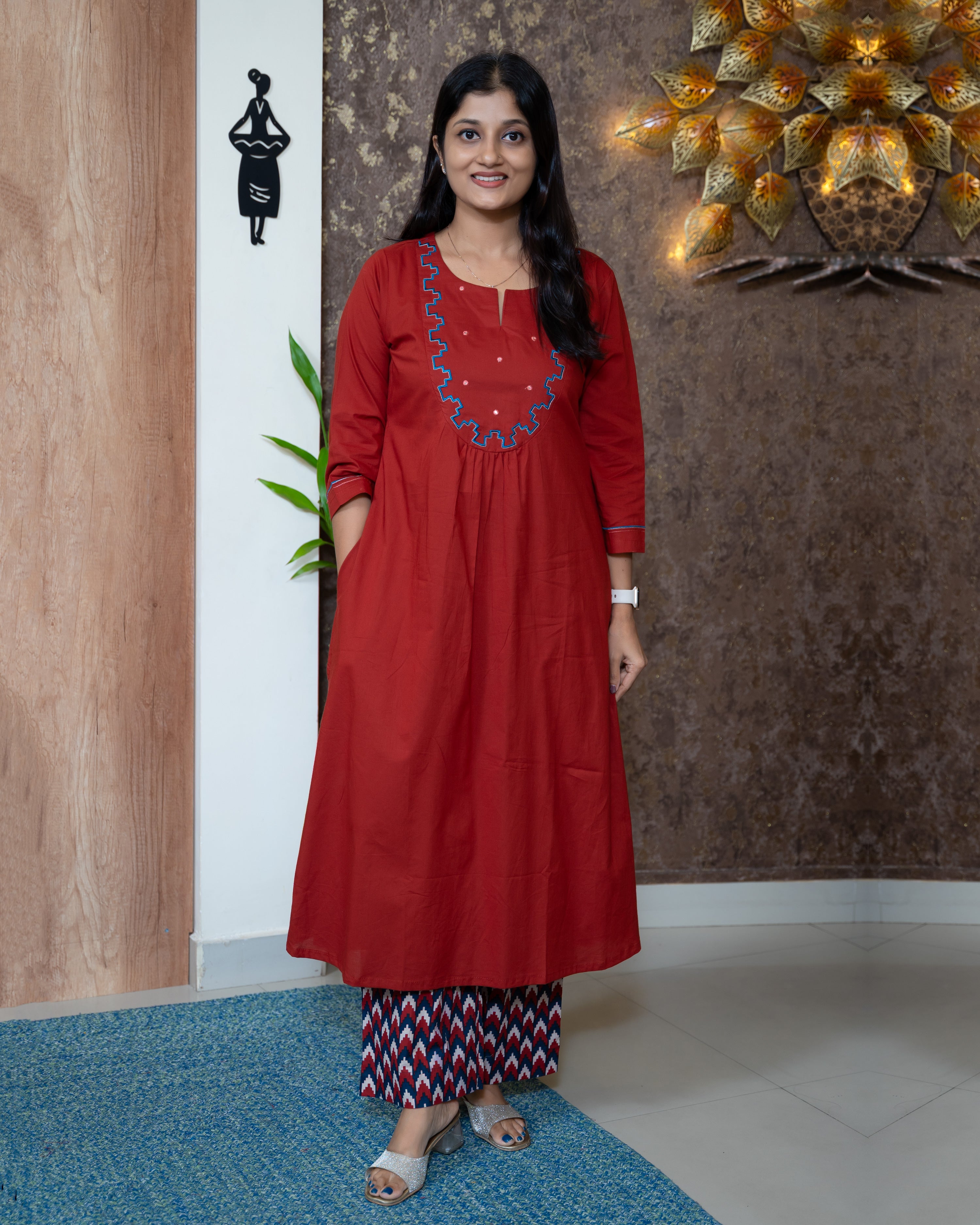 Load image into Gallery viewer, Cotton Co-Ord Set-7948
