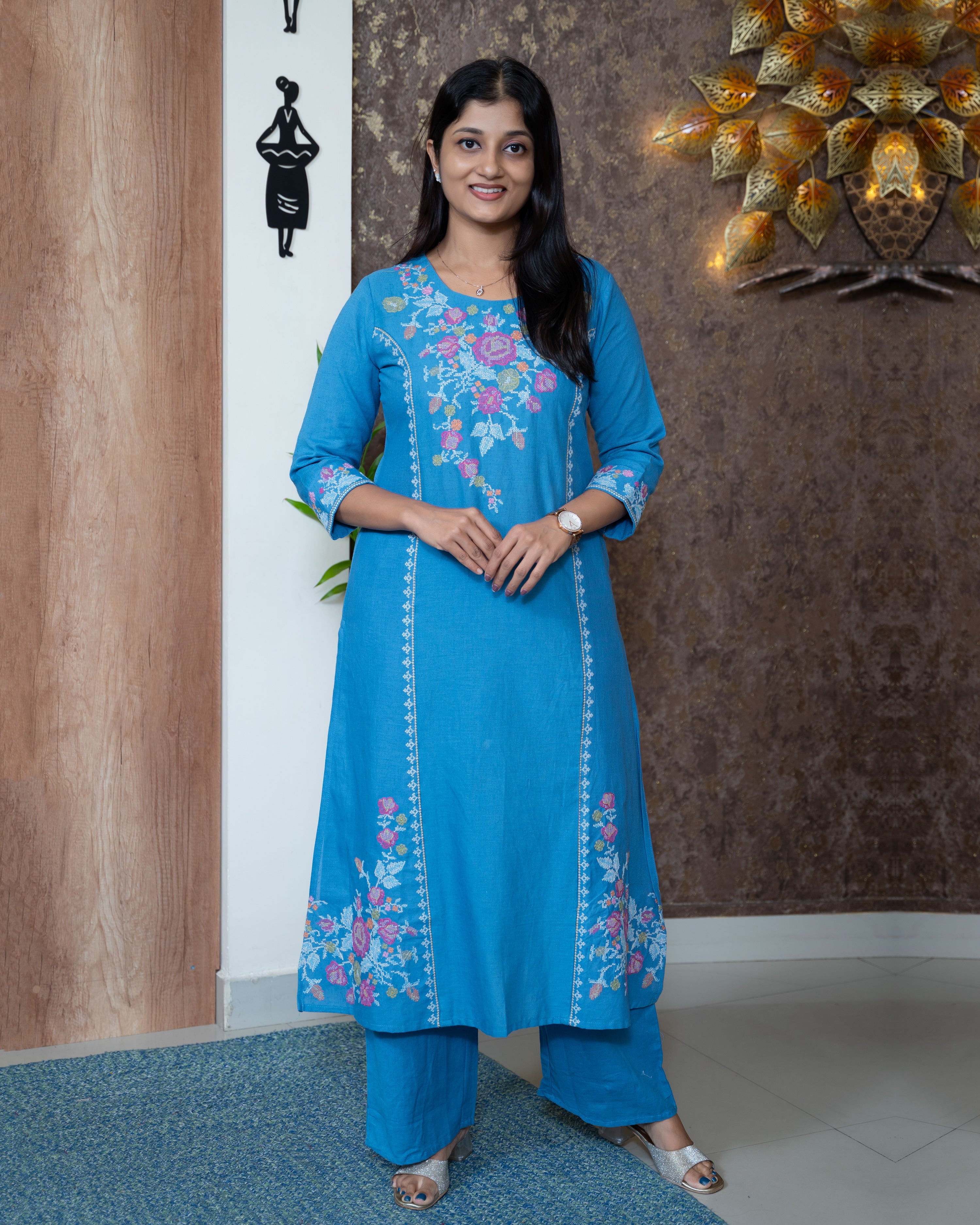 Load image into Gallery viewer, Cotton Co-Ord Set-7921
