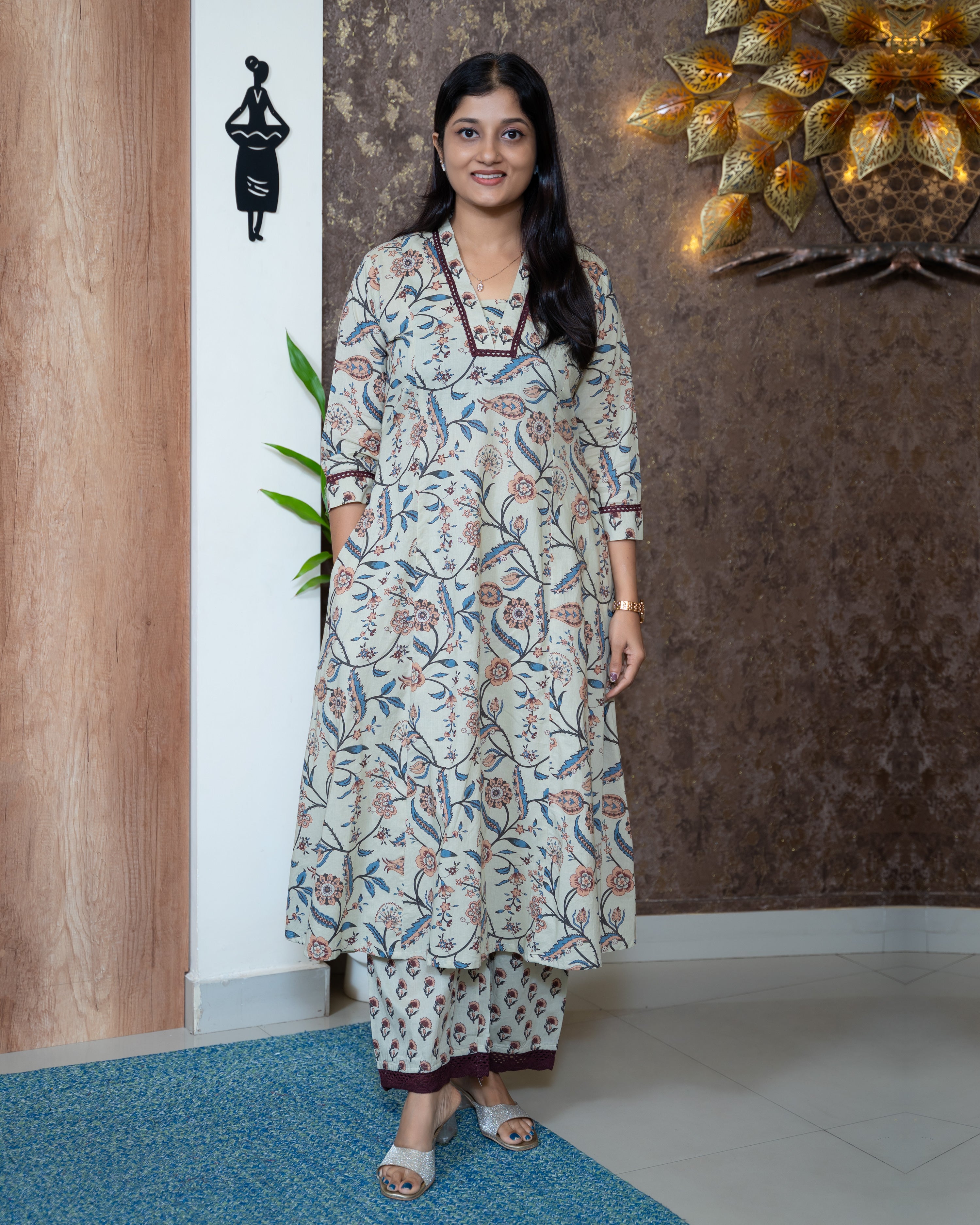 Load image into Gallery viewer, Cotton Co-Ord Set-7955
