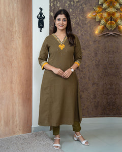 Pure Cotton Kurti- 3793