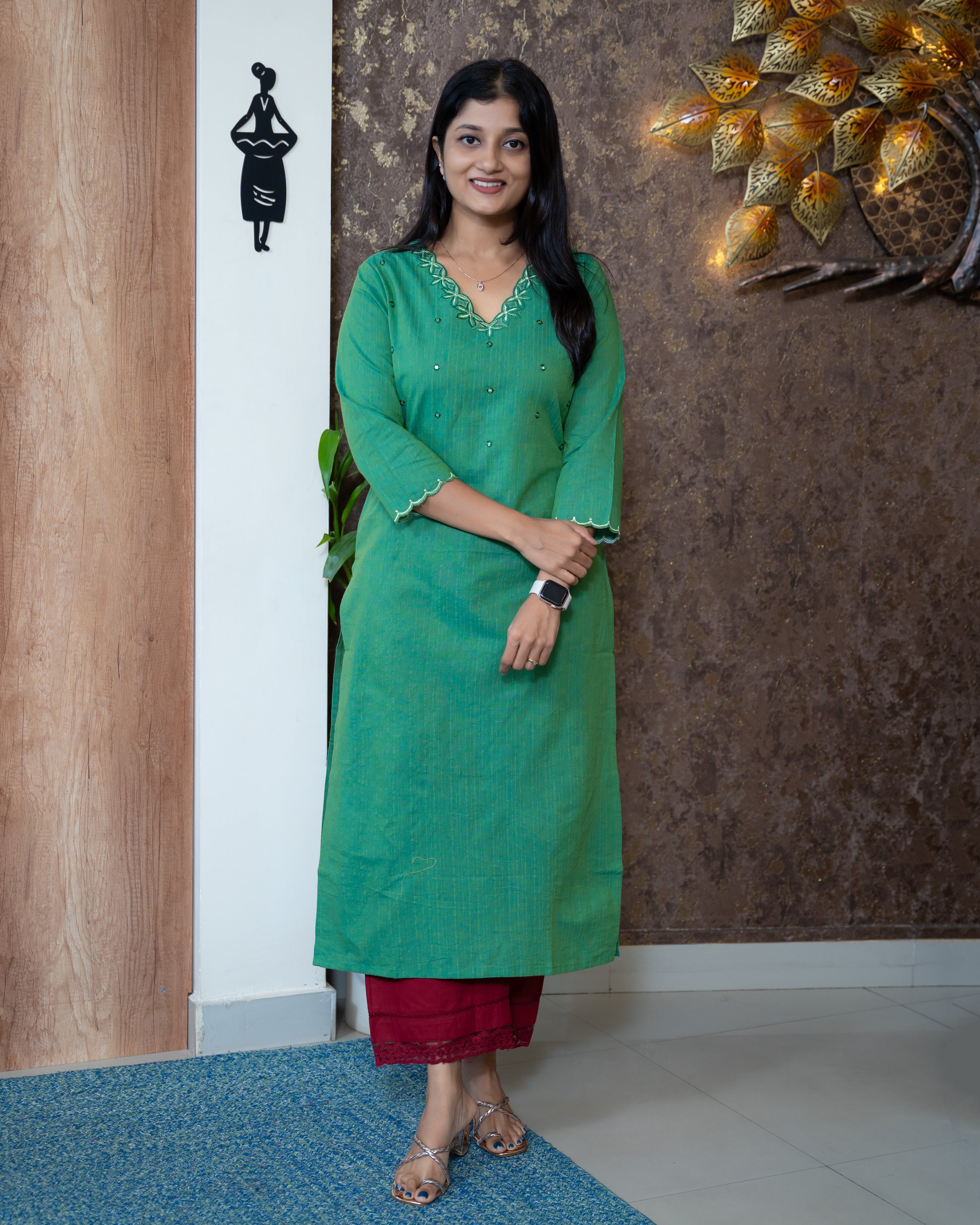 Load image into Gallery viewer, Cotton Kurti-7956
