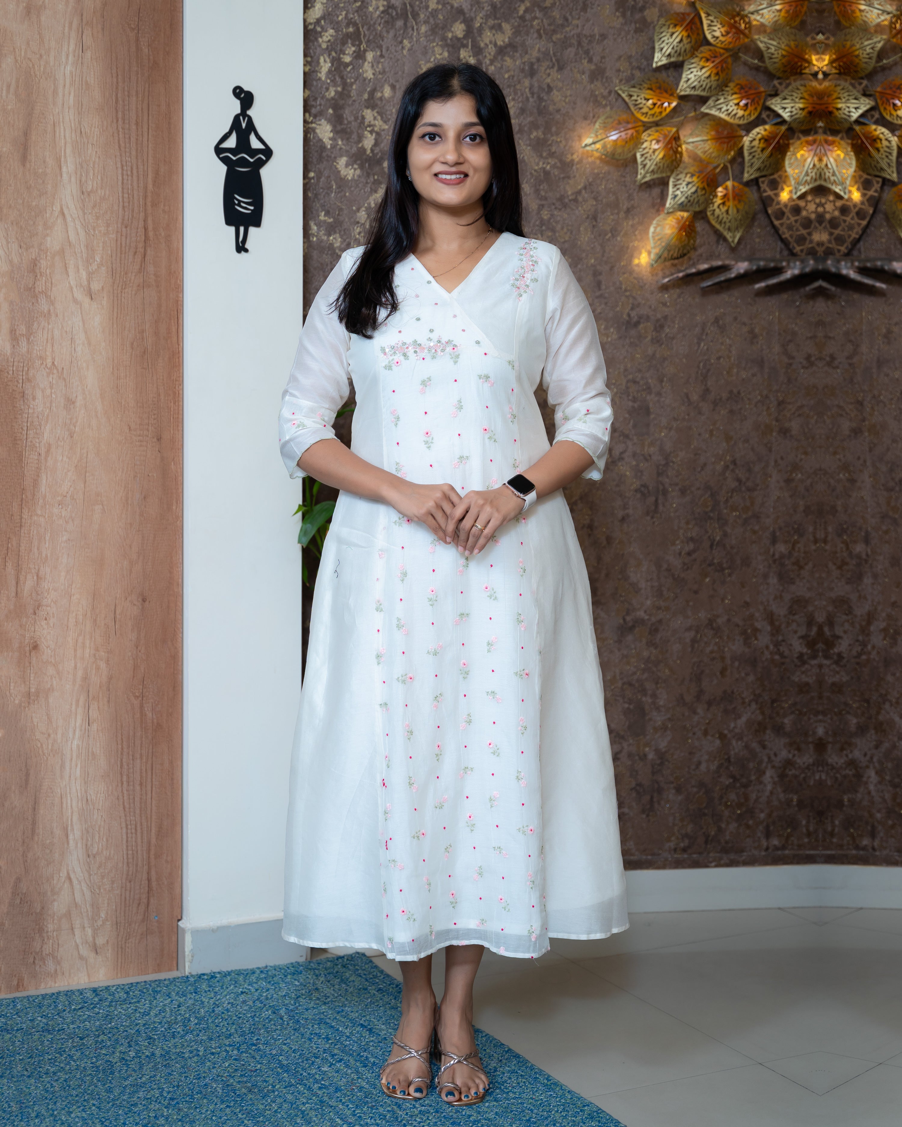 Load image into Gallery viewer, Mul Chanderi Designer Wear(Pre-Order)-1089
