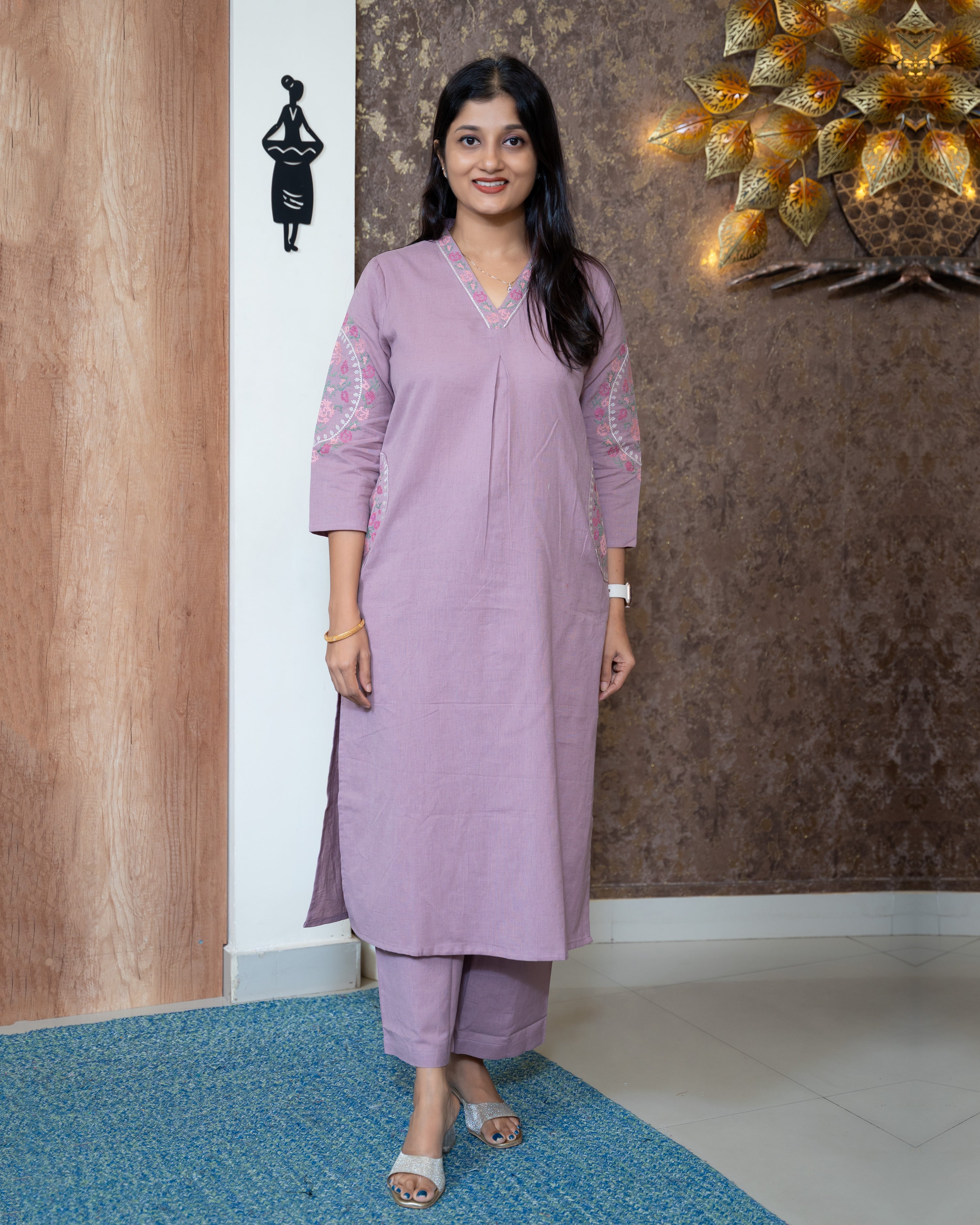 Load image into Gallery viewer, Cotton Co-Ord Set-8075
