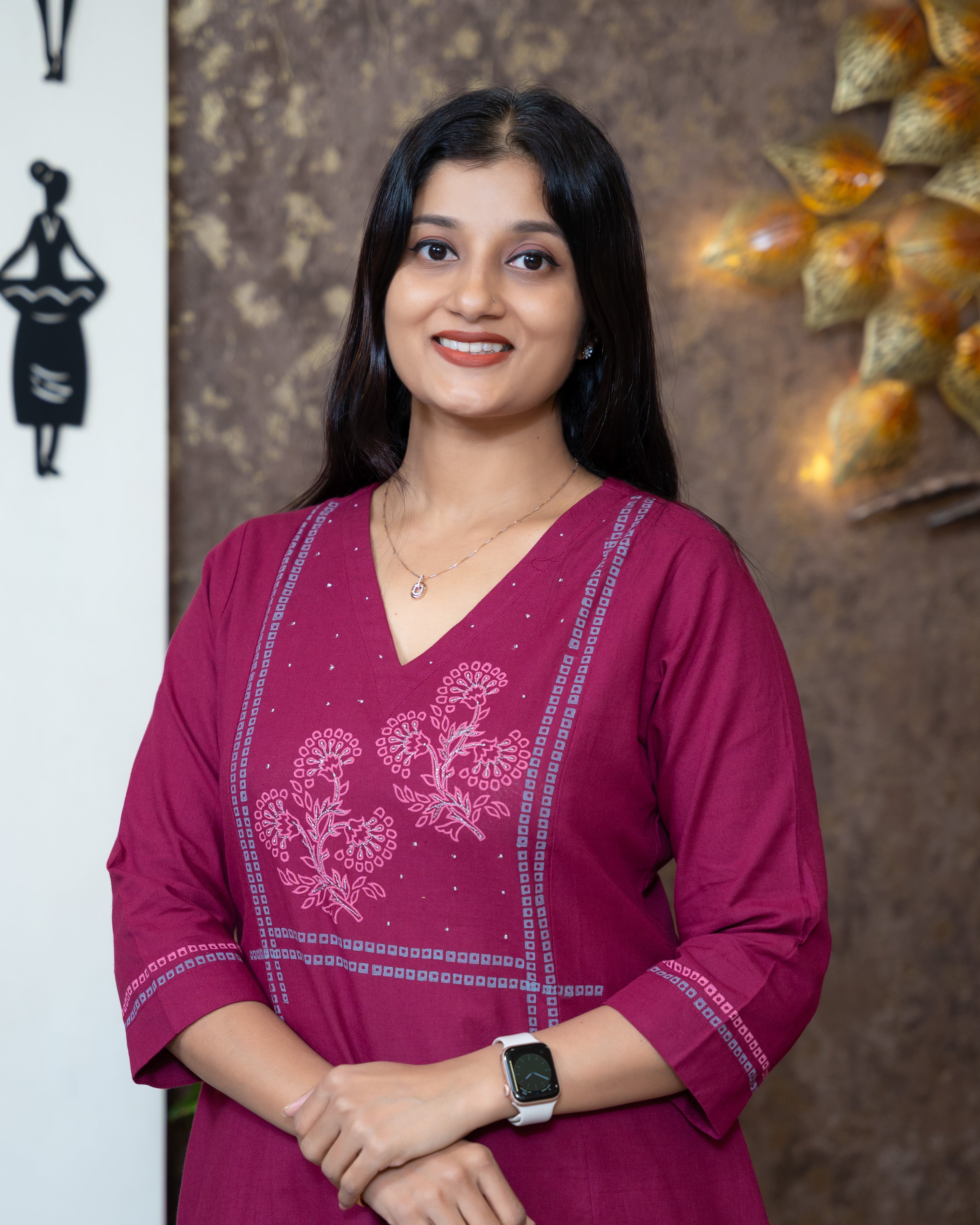 Load image into Gallery viewer, Cotton Kurti-8058
