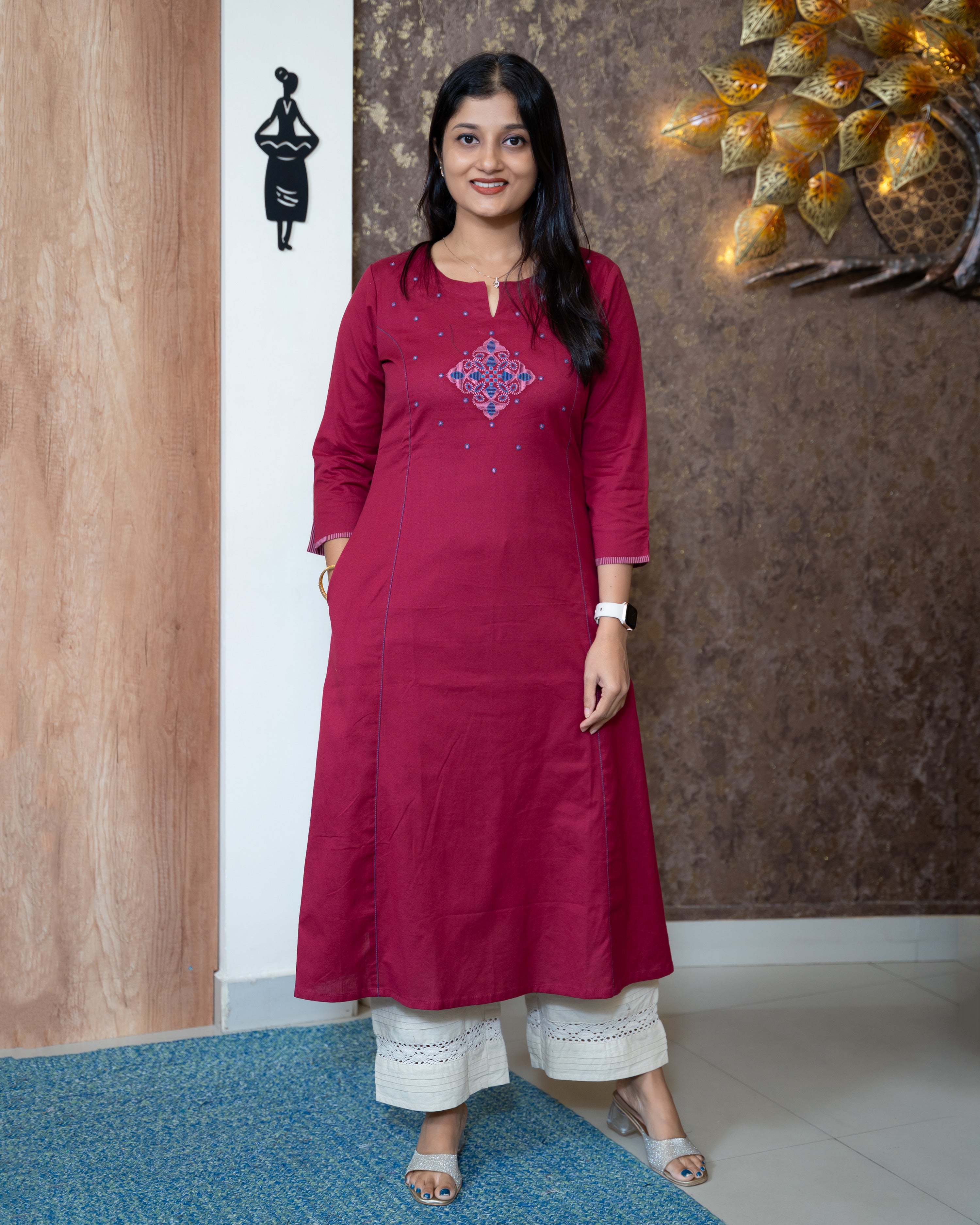 Load image into Gallery viewer, Cotton Kurti-8062

