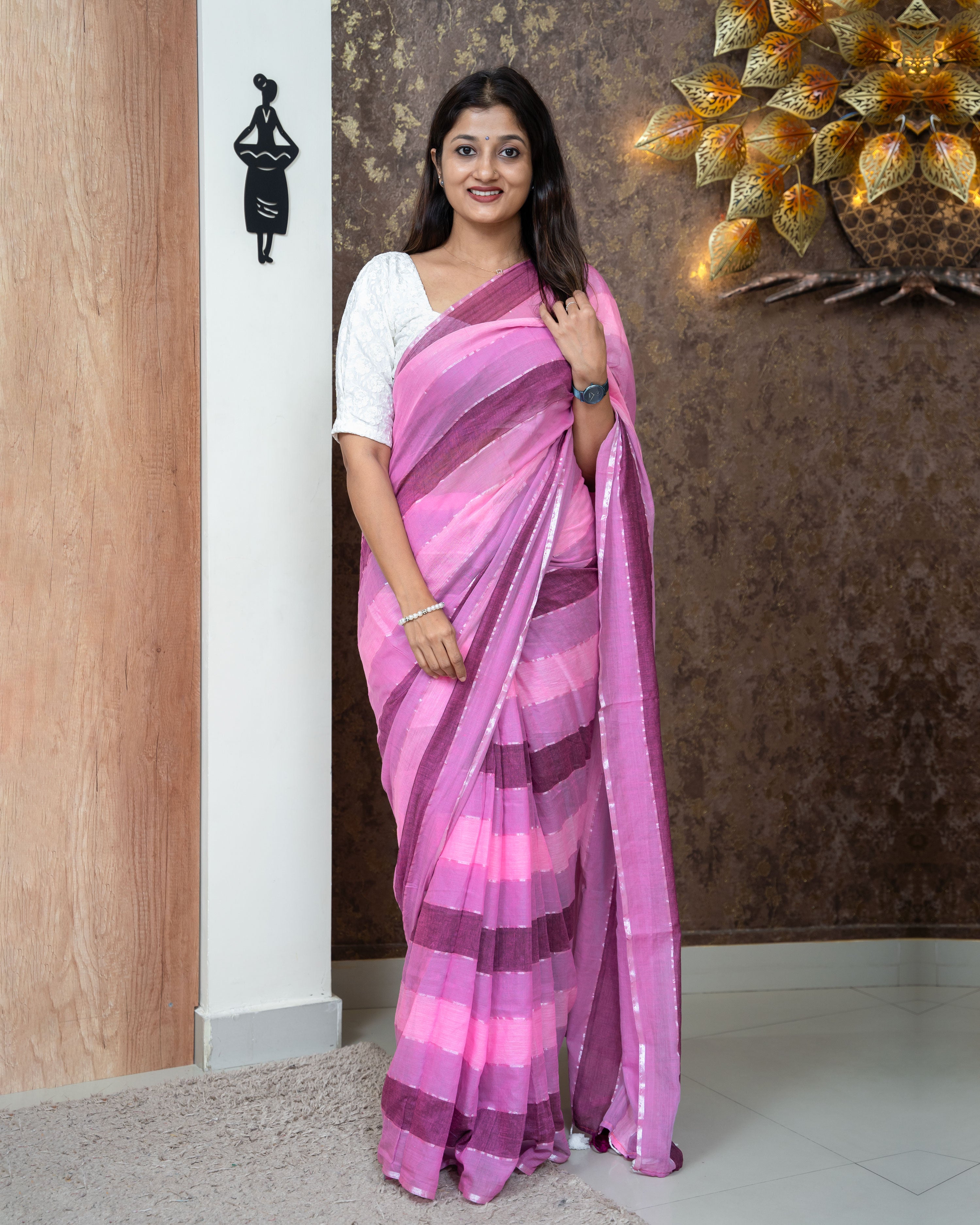 Load image into Gallery viewer, Mul Cotton Saree(Pre-Order)-3769
