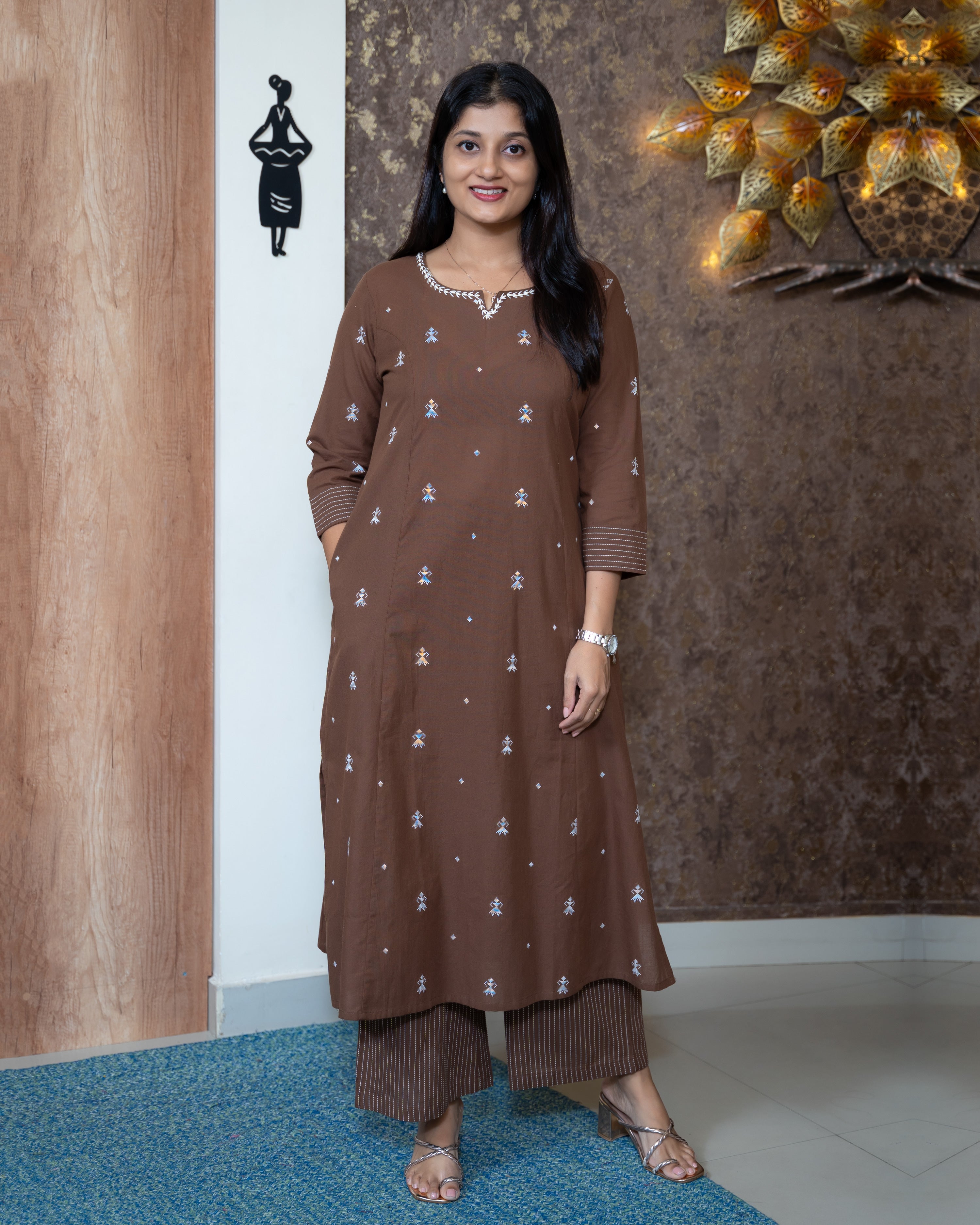 Load image into Gallery viewer, Cotton Co-Ord Set-8010
