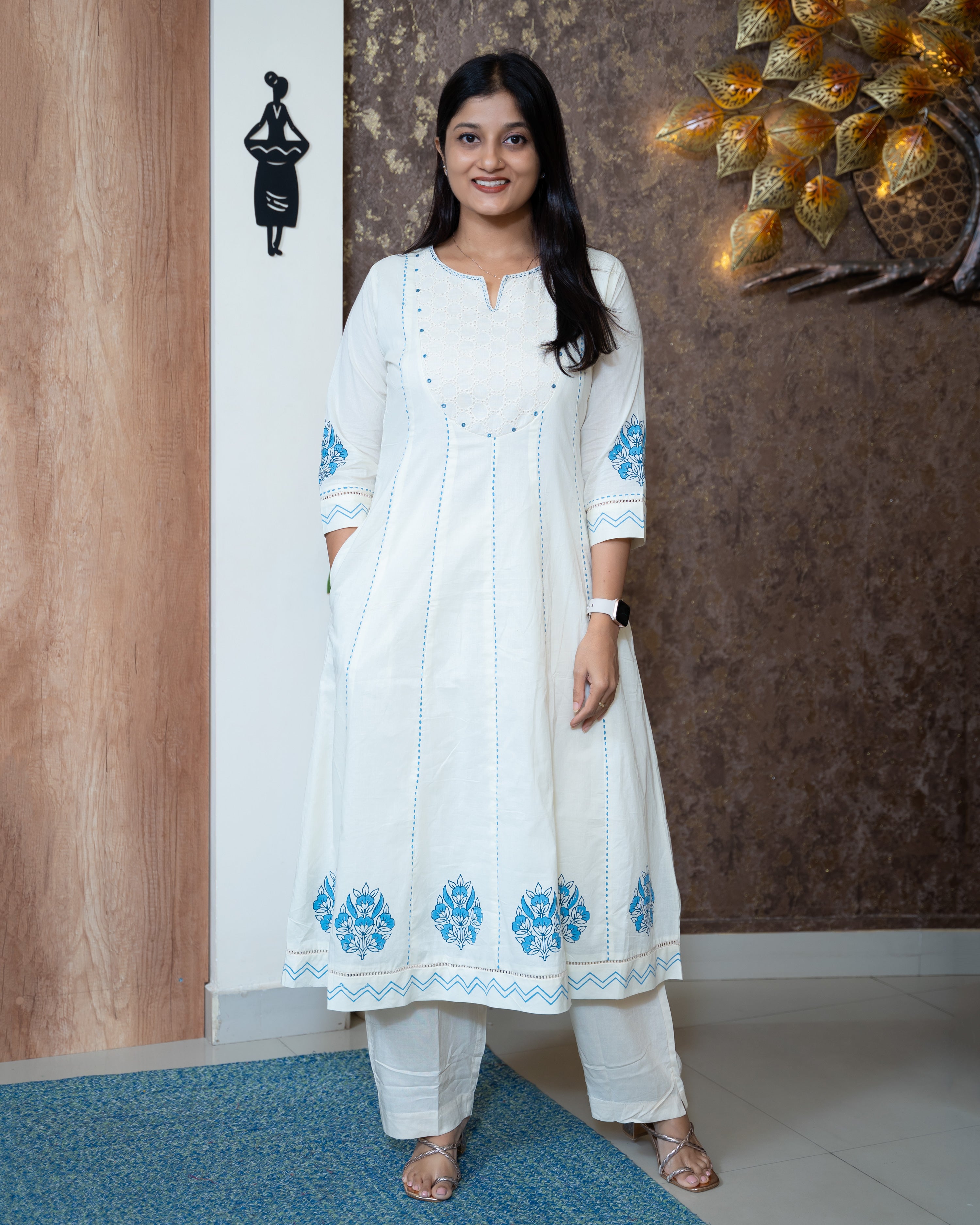 Load image into Gallery viewer, Cotton Kurti-8158
