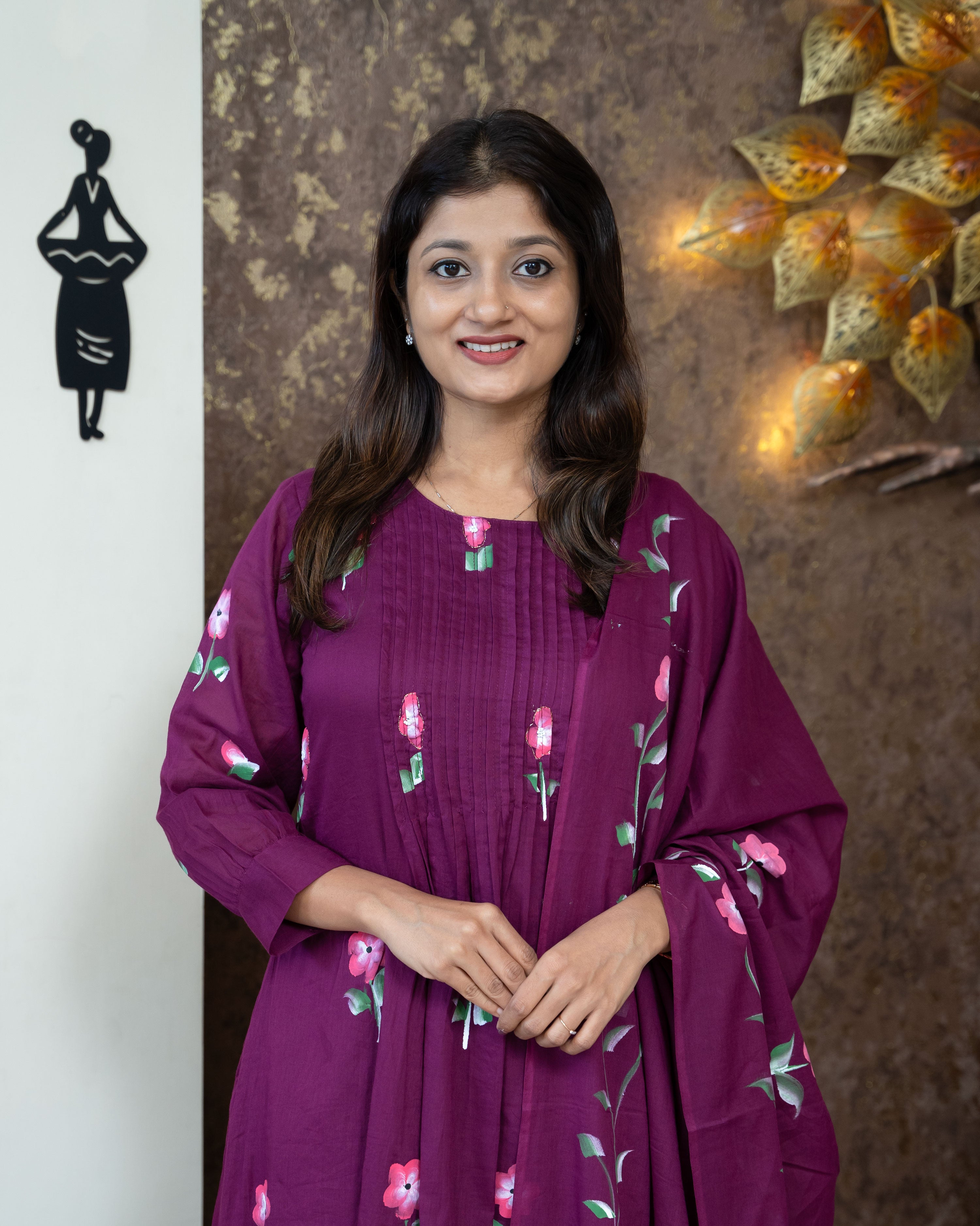 Load image into Gallery viewer, Mul Cotton Kurti Set-3896
