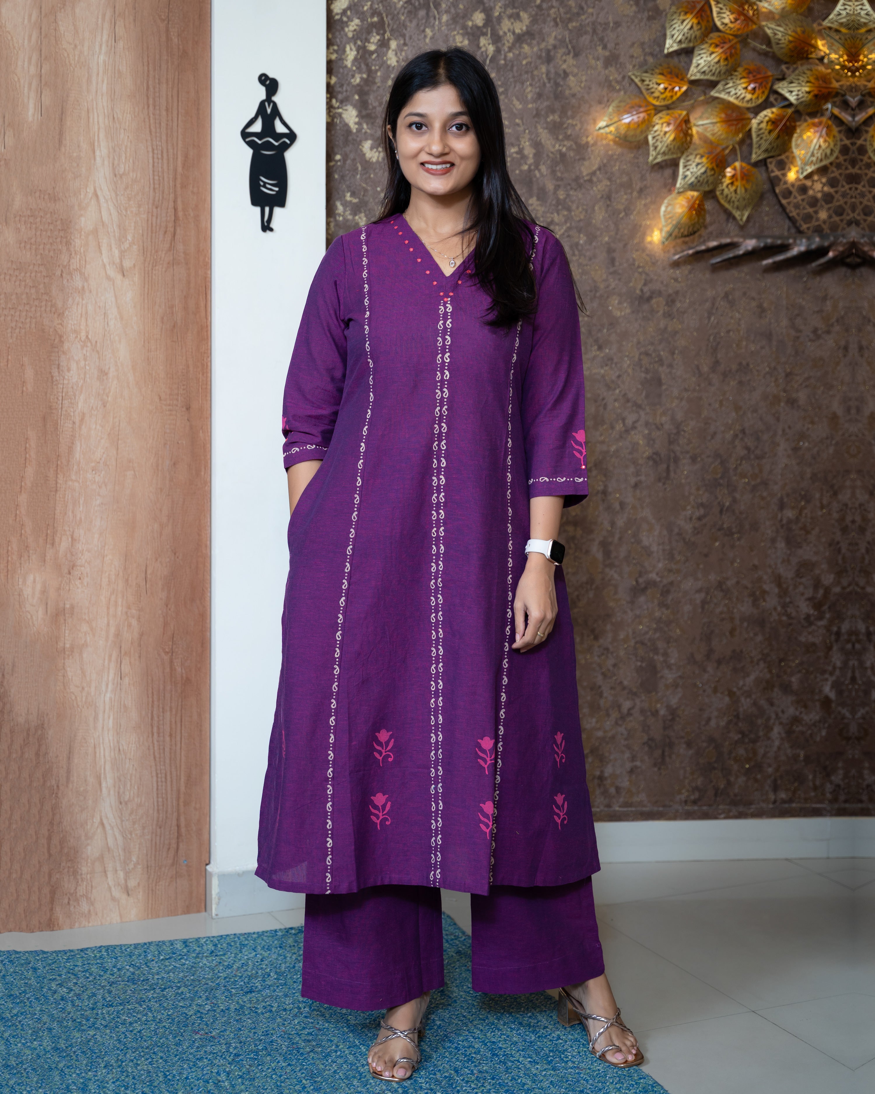 Load image into Gallery viewer, Cotton Co-Ord Set-8164
