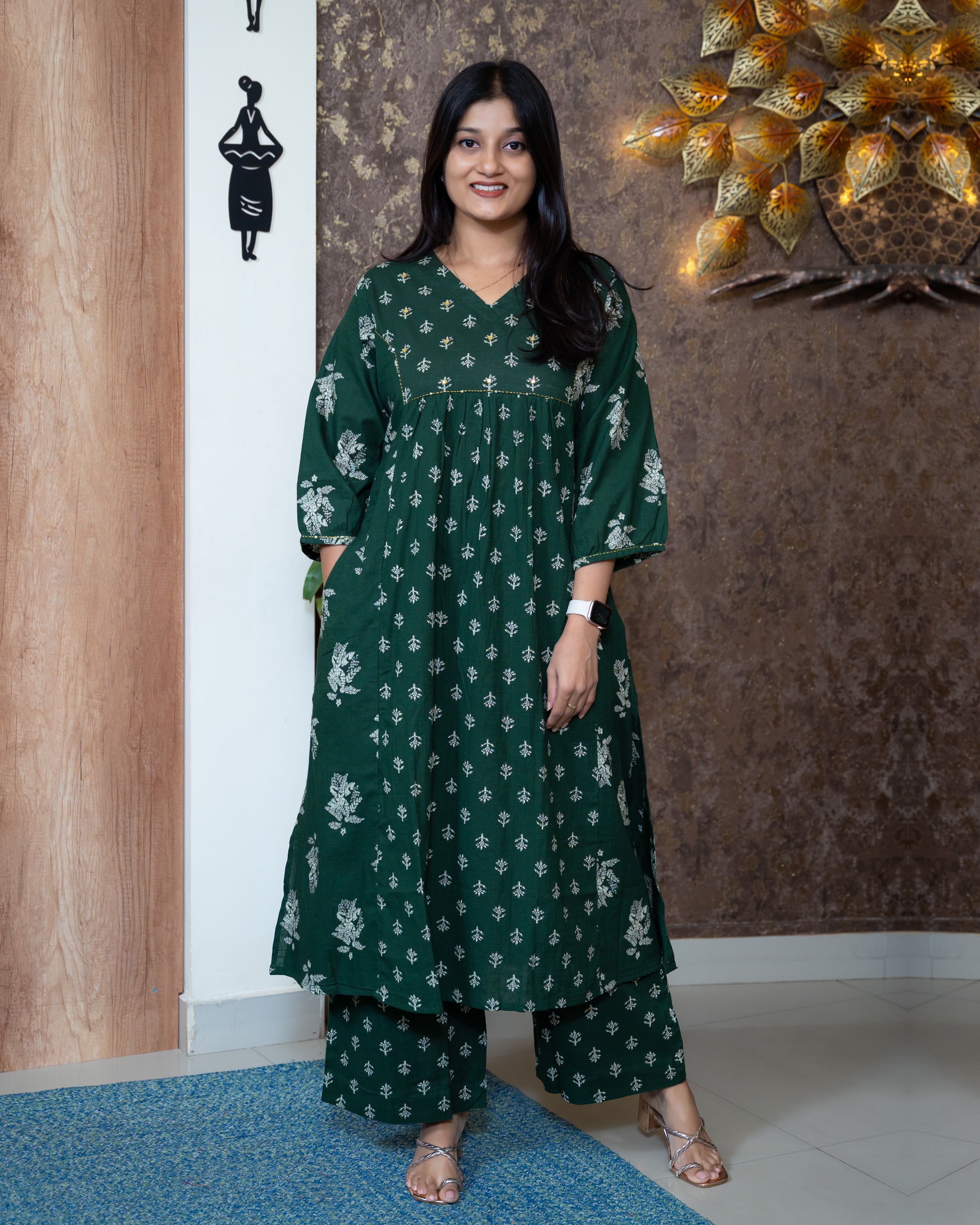 Load image into Gallery viewer, Cotton Co-Ord Set-8157
