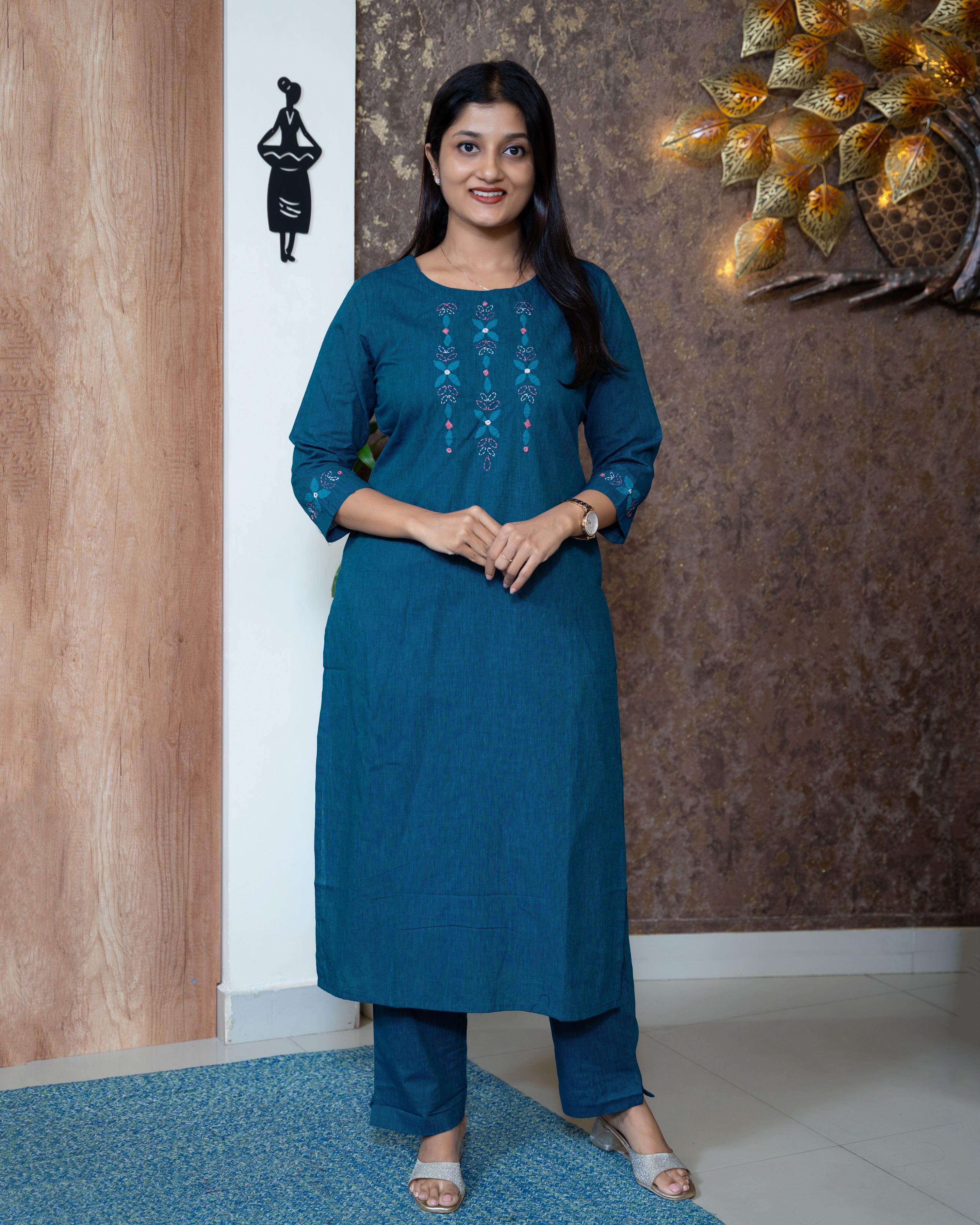 Load image into Gallery viewer, Cotton Co-Ord Set-8166
