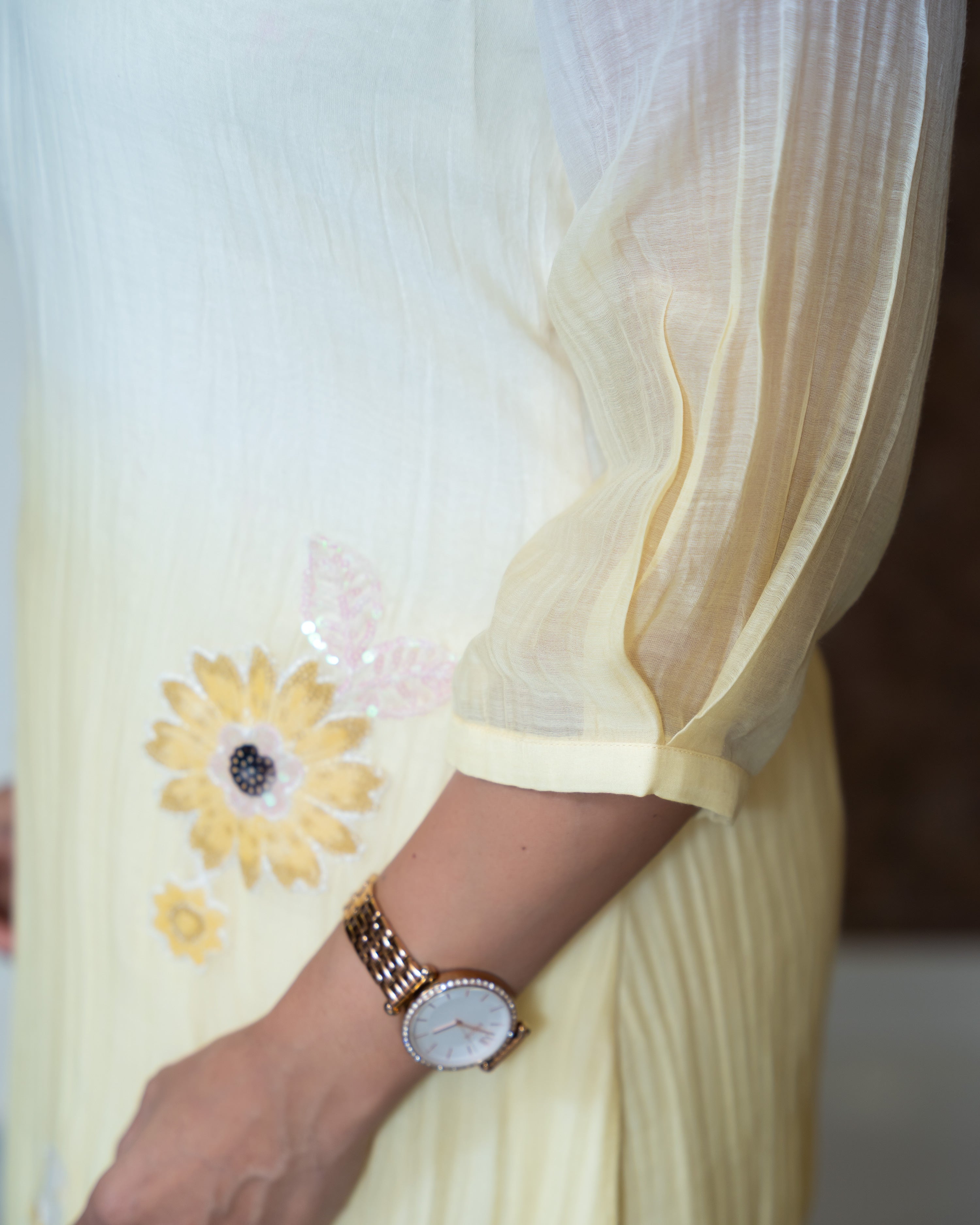 Load image into Gallery viewer, Mul Chanderi Designer Kurti(Pre-Order)-1058

