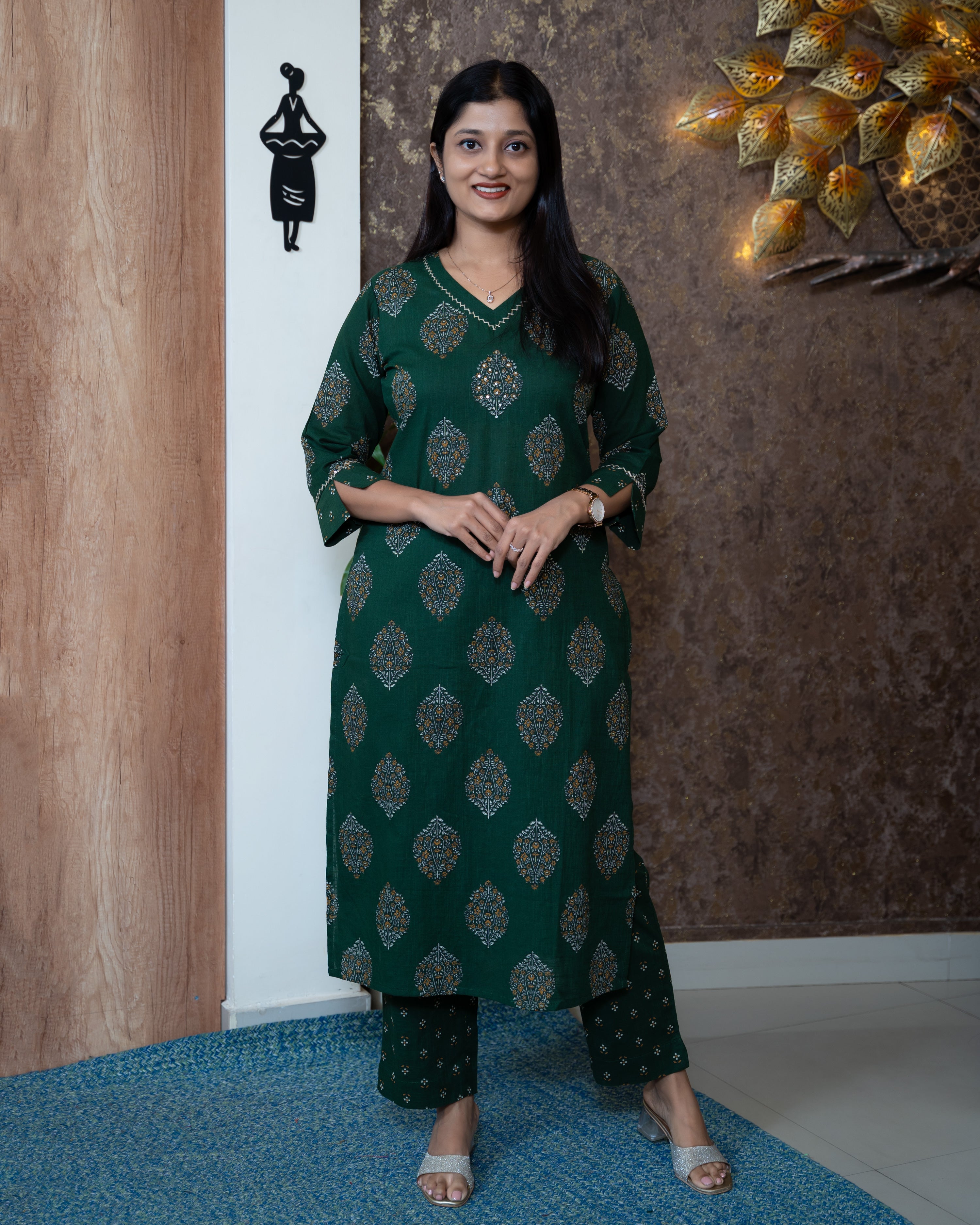 Load image into Gallery viewer, Cotton Co-Ord Set-8160
