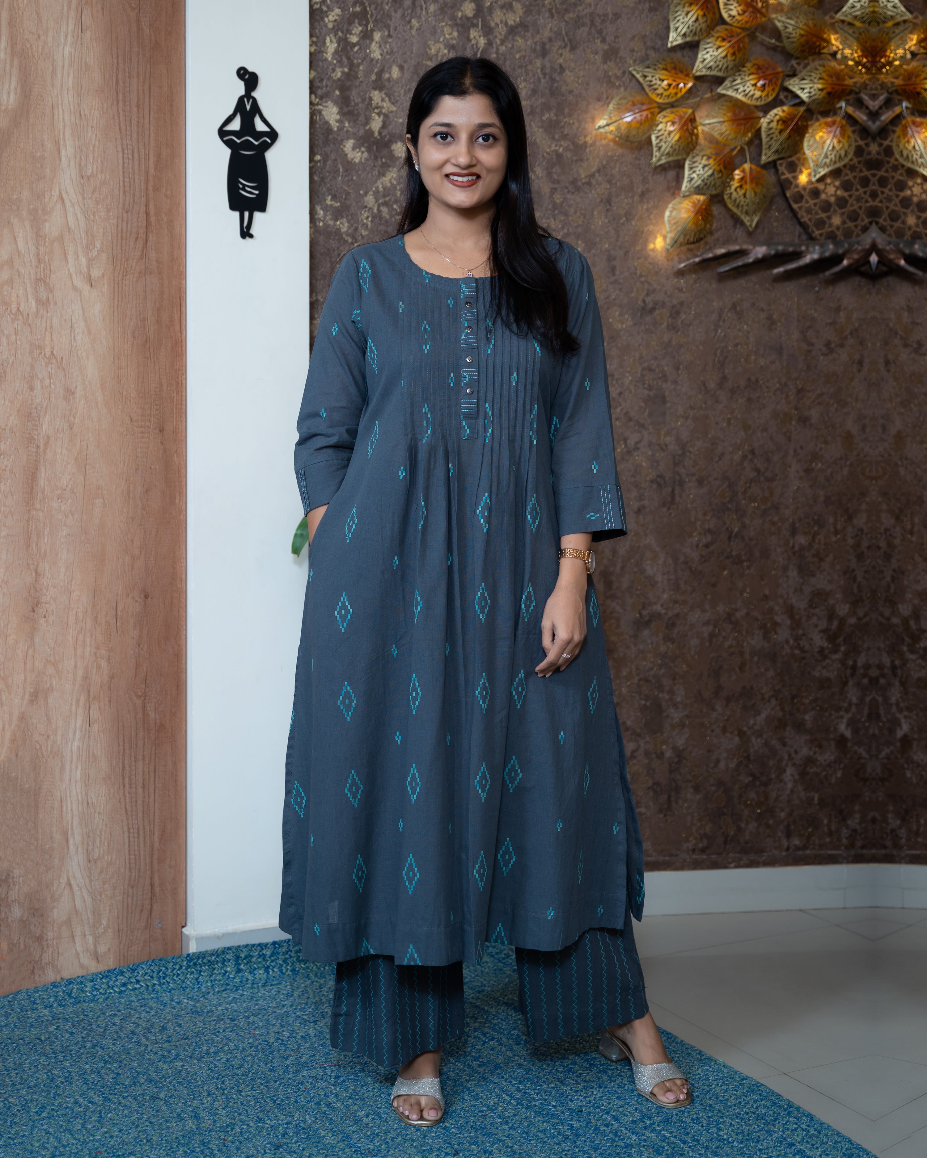 Load image into Gallery viewer, Cotton Co-Ord Set-8169
