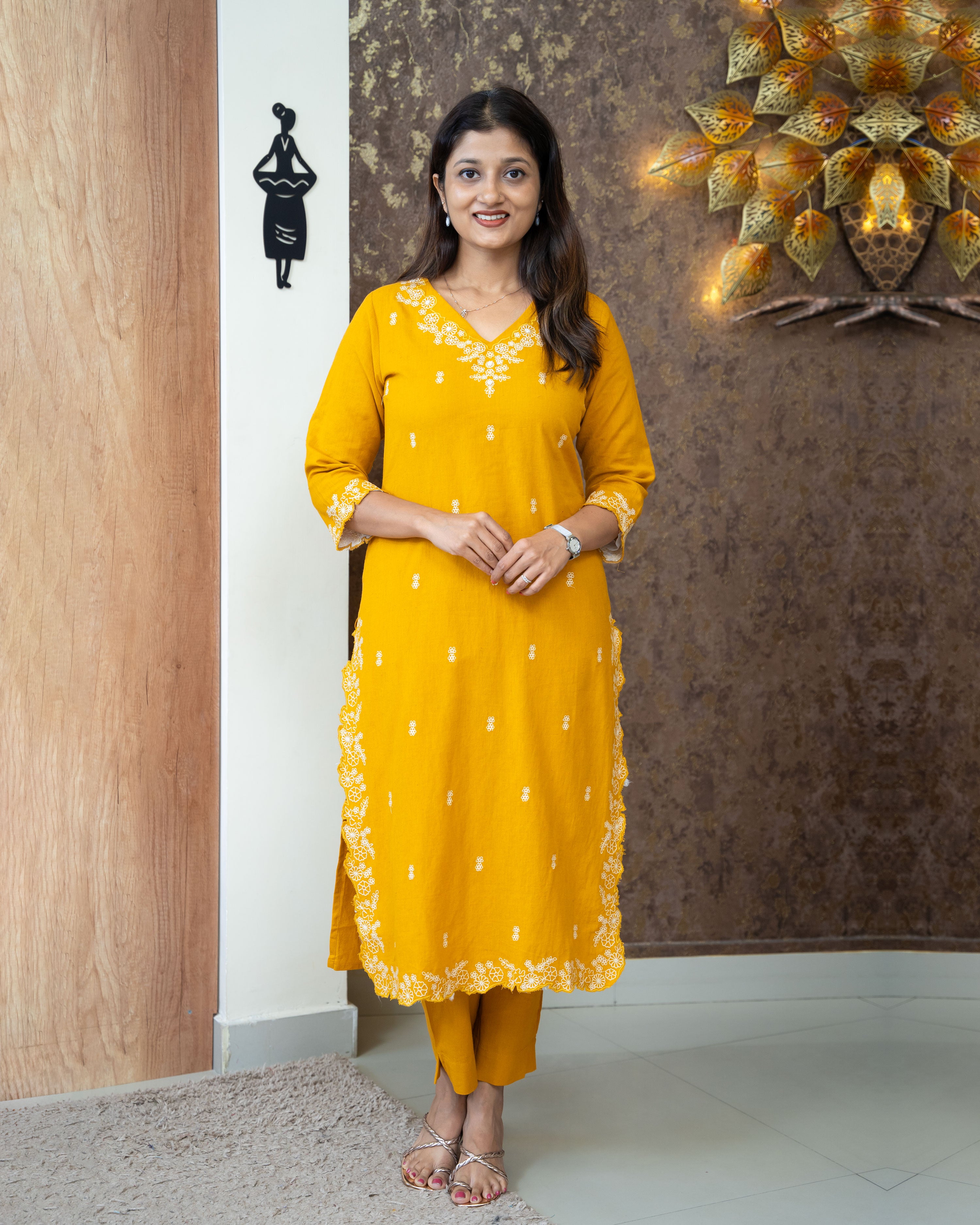 Load image into Gallery viewer, Pure Cotton Co-Ord Set-3920
