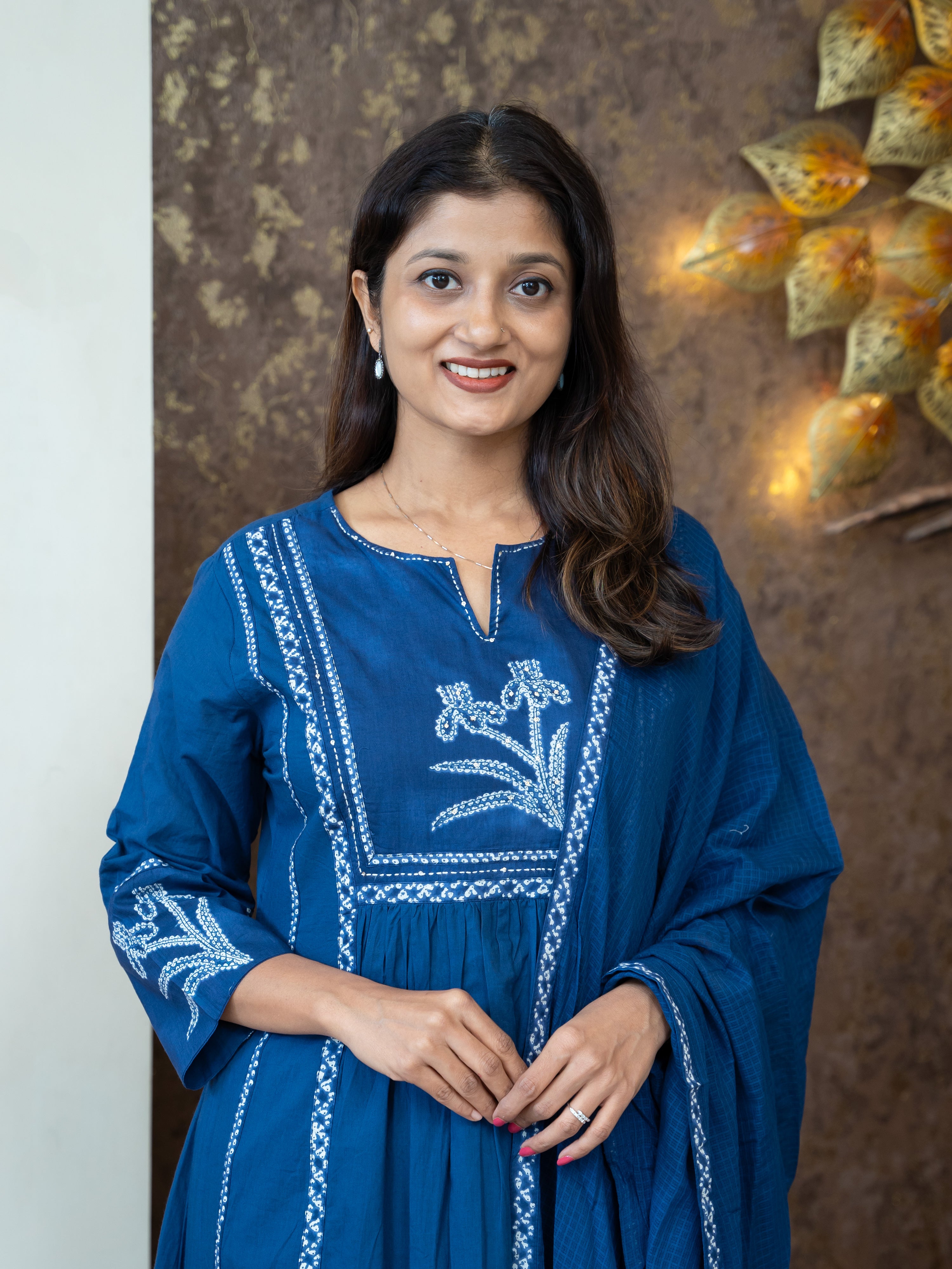 Load image into Gallery viewer, Pure Cotton Kurti Set-3919
