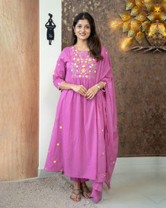 Pure Cotton Kurti Set-3932