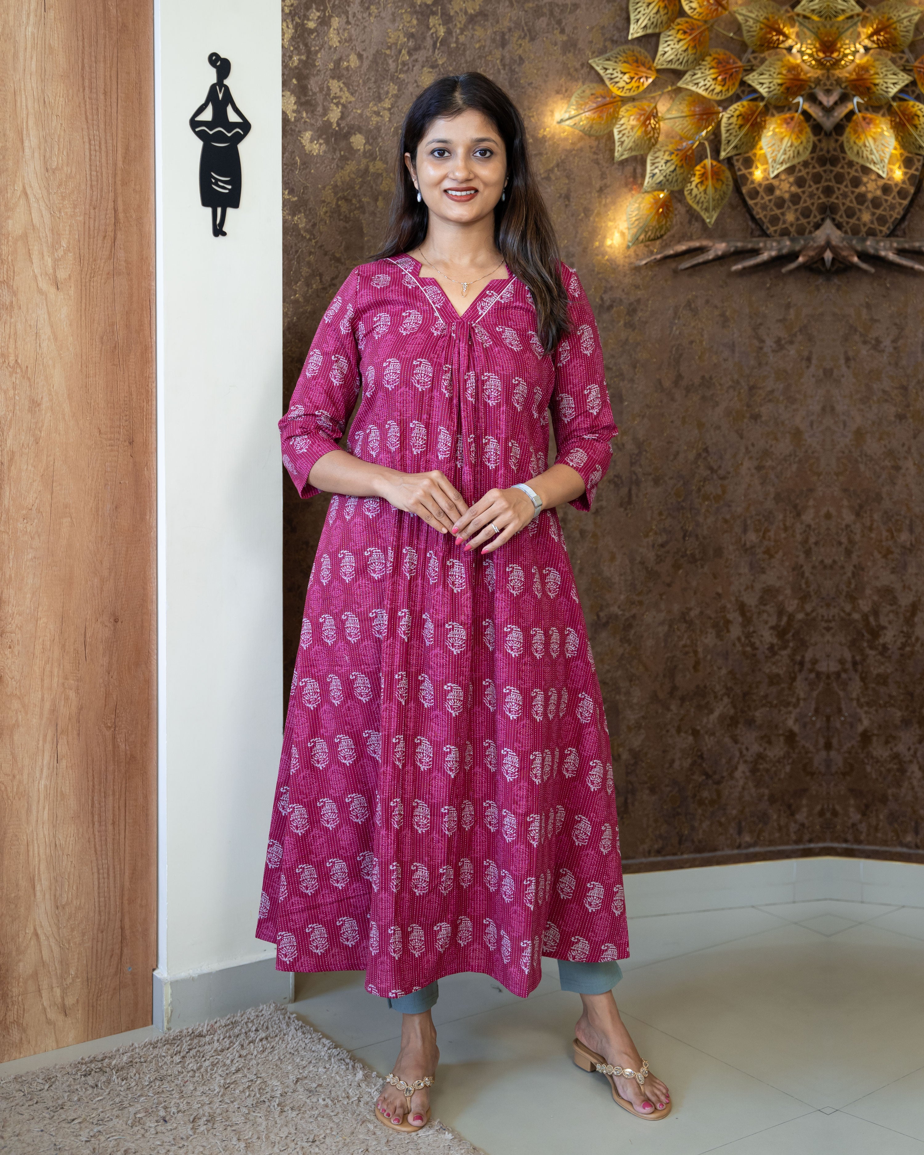 Load image into Gallery viewer, Cotton Designer Kurti(Pre-Order)-3949
