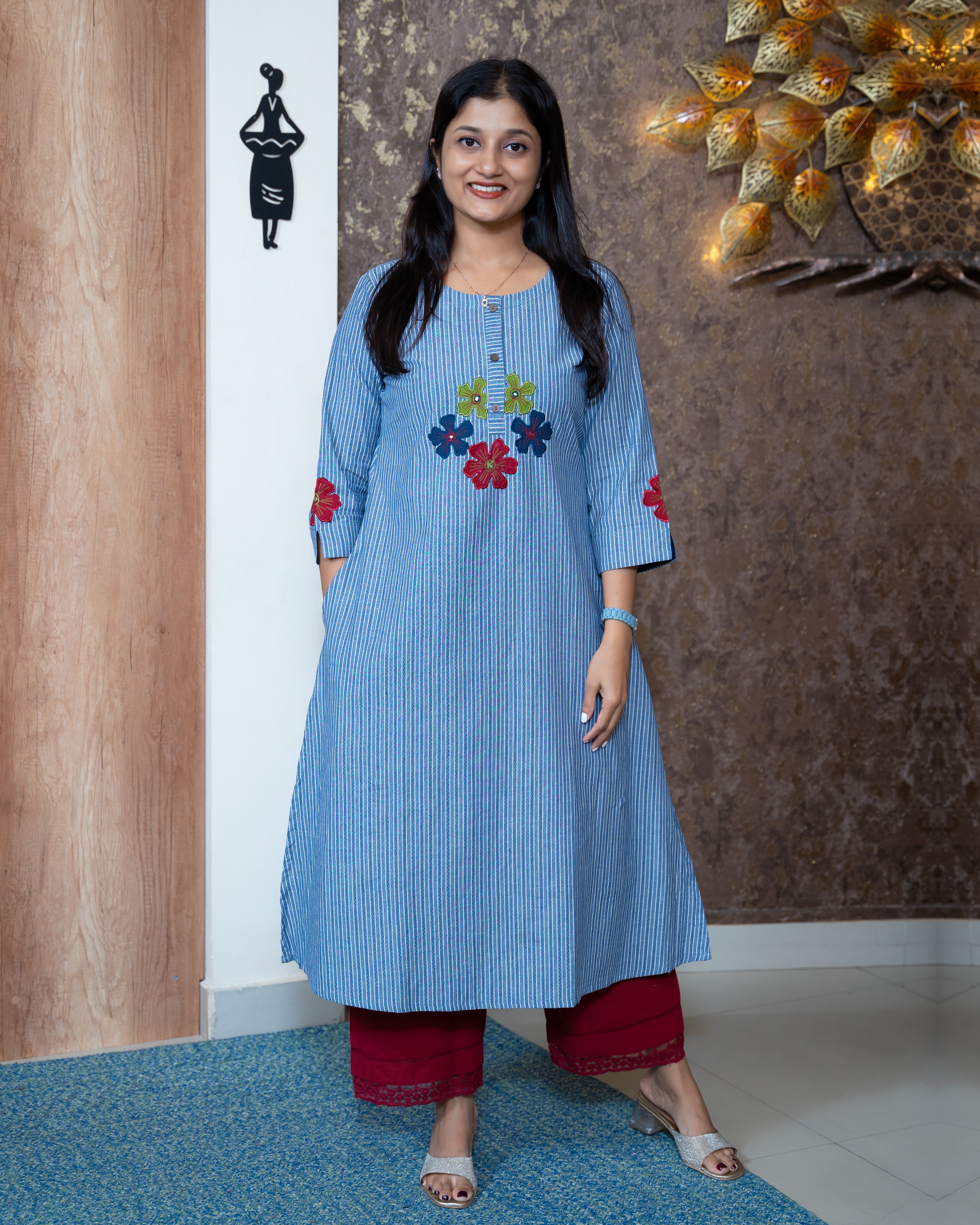 Load image into Gallery viewer, Cotton kurti-8232
