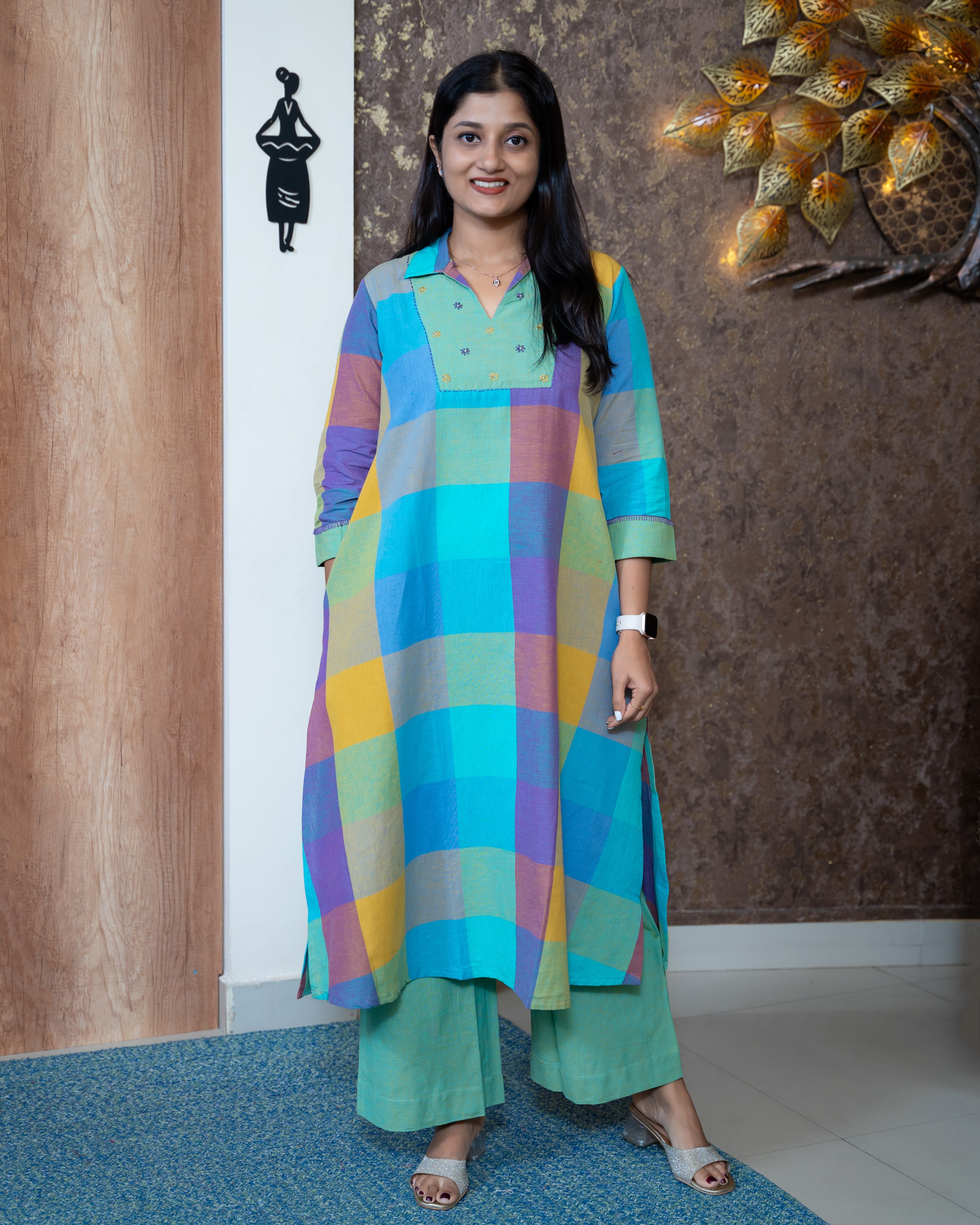 Load image into Gallery viewer, Cotton Co-Ord Set-8247
