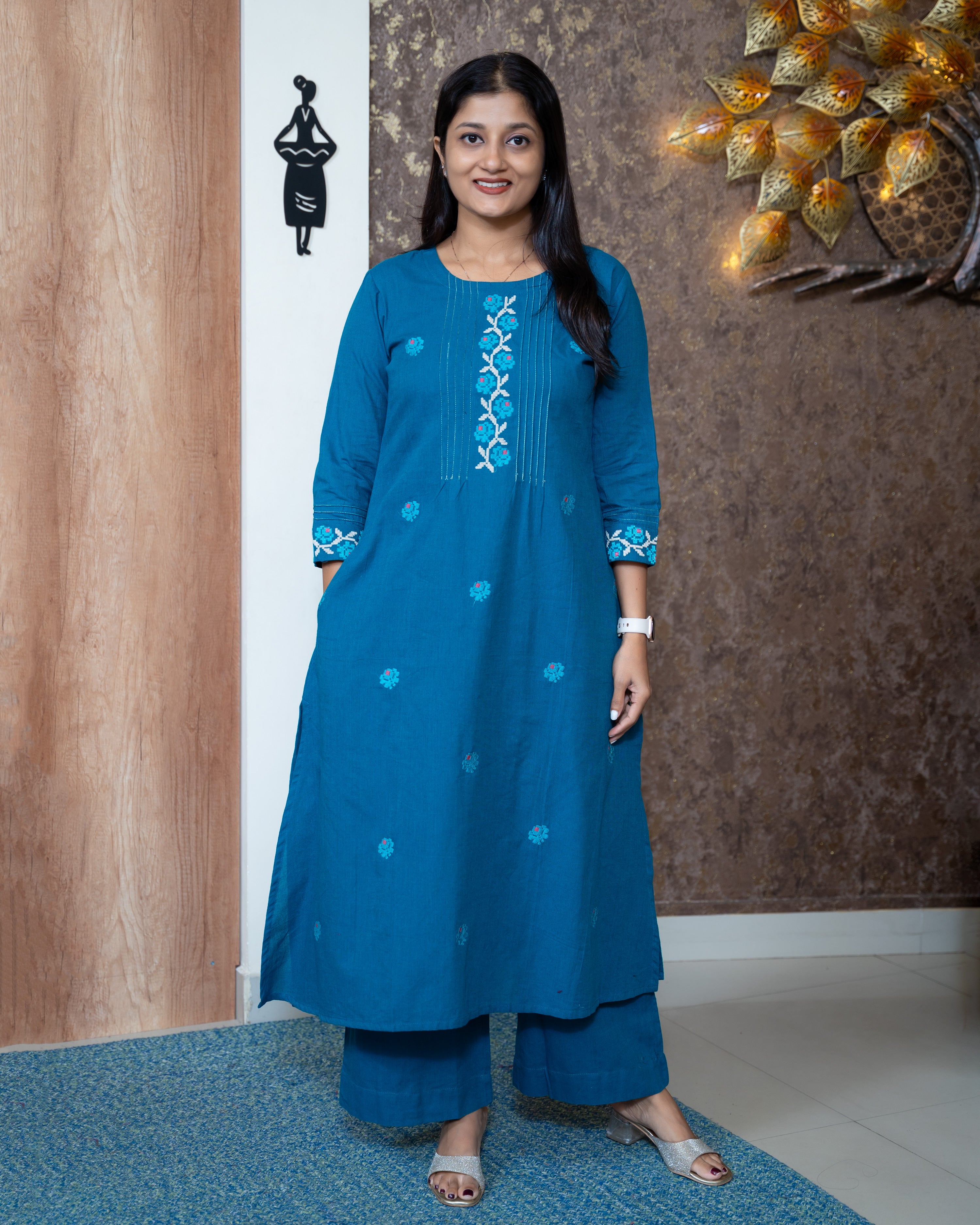 Load image into Gallery viewer, Cotton Co-Ord Set-8244
