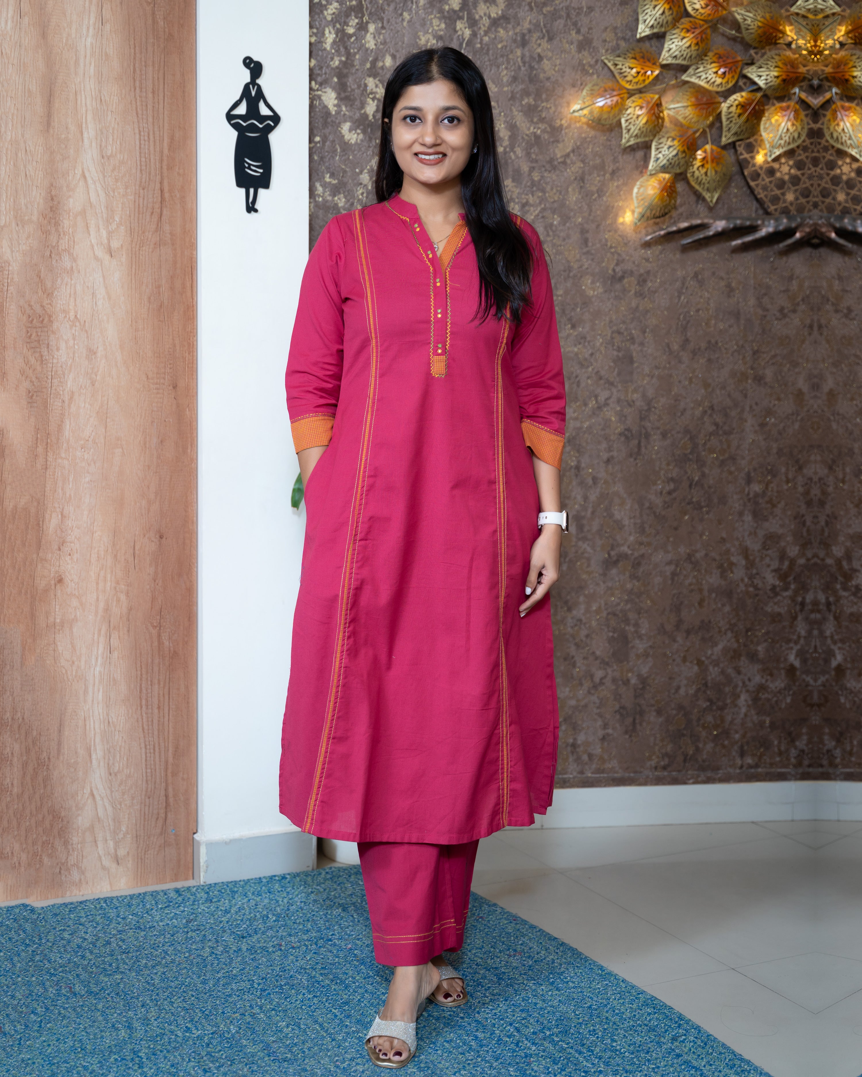 Load image into Gallery viewer, Cotton Co-Ord Set-8248
