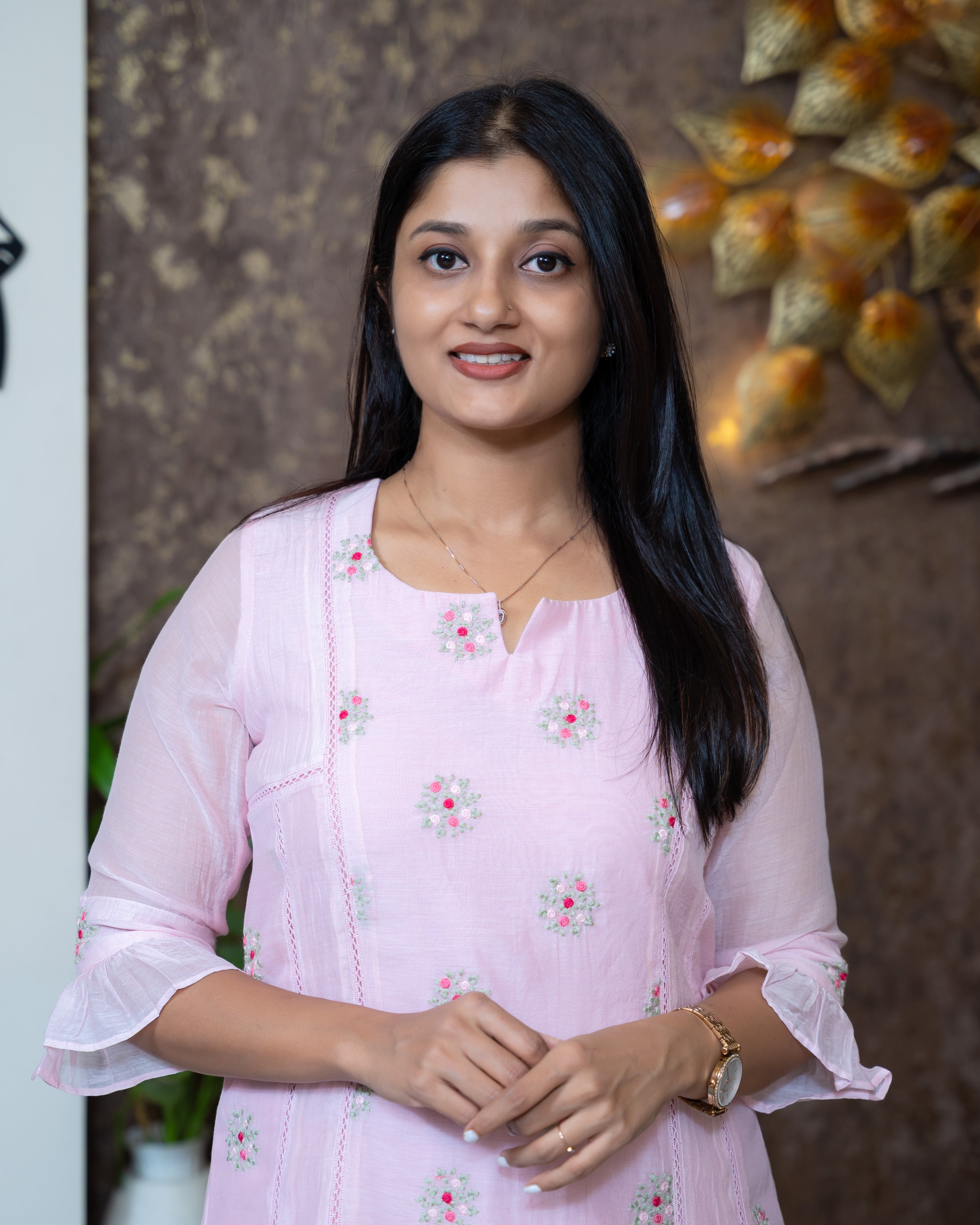 Load image into Gallery viewer, Mul Chanderi Designer Kurti(Pre-Order)-1065
