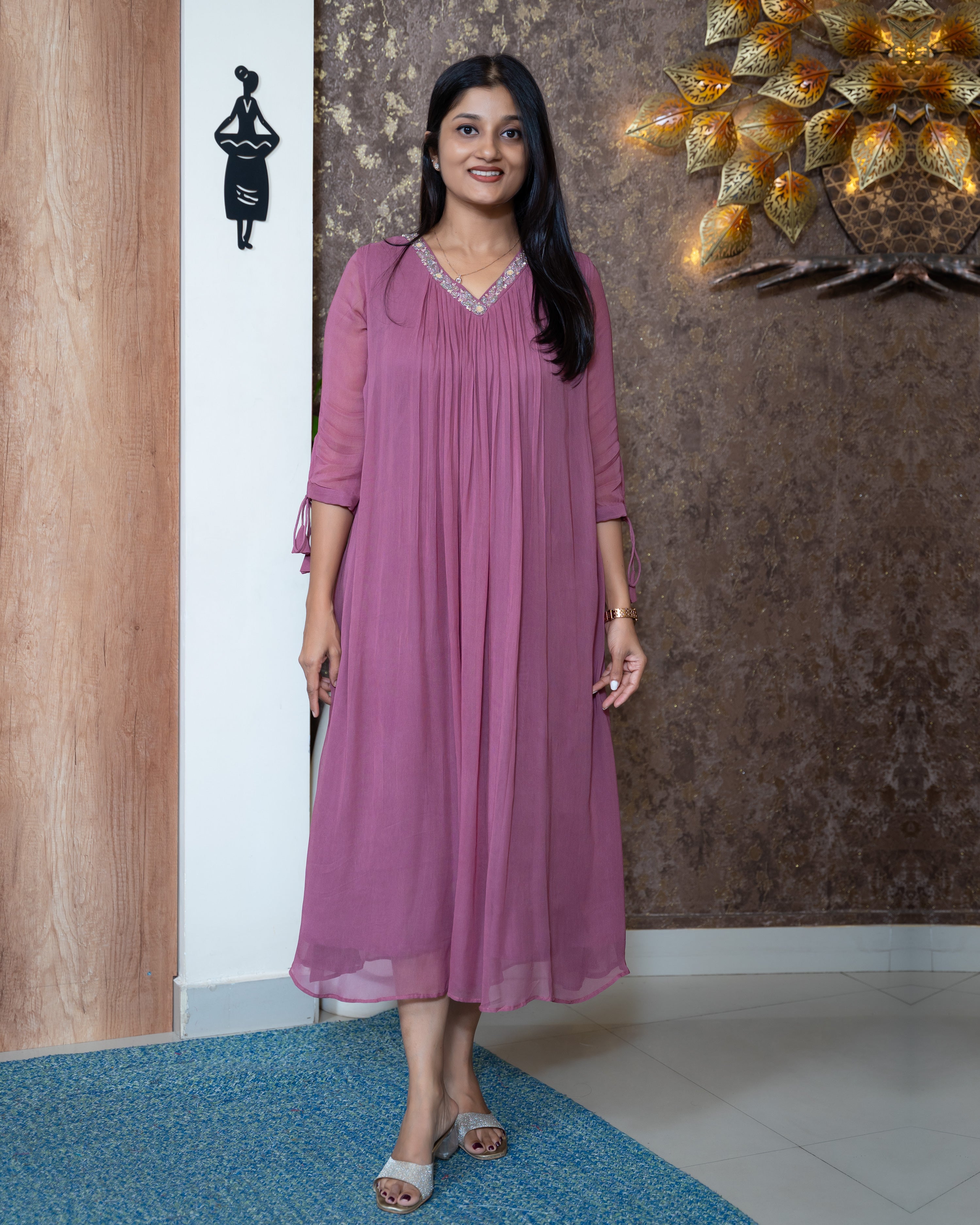 Load image into Gallery viewer, Georgette Designer Wear(Pre-Order)-1072
